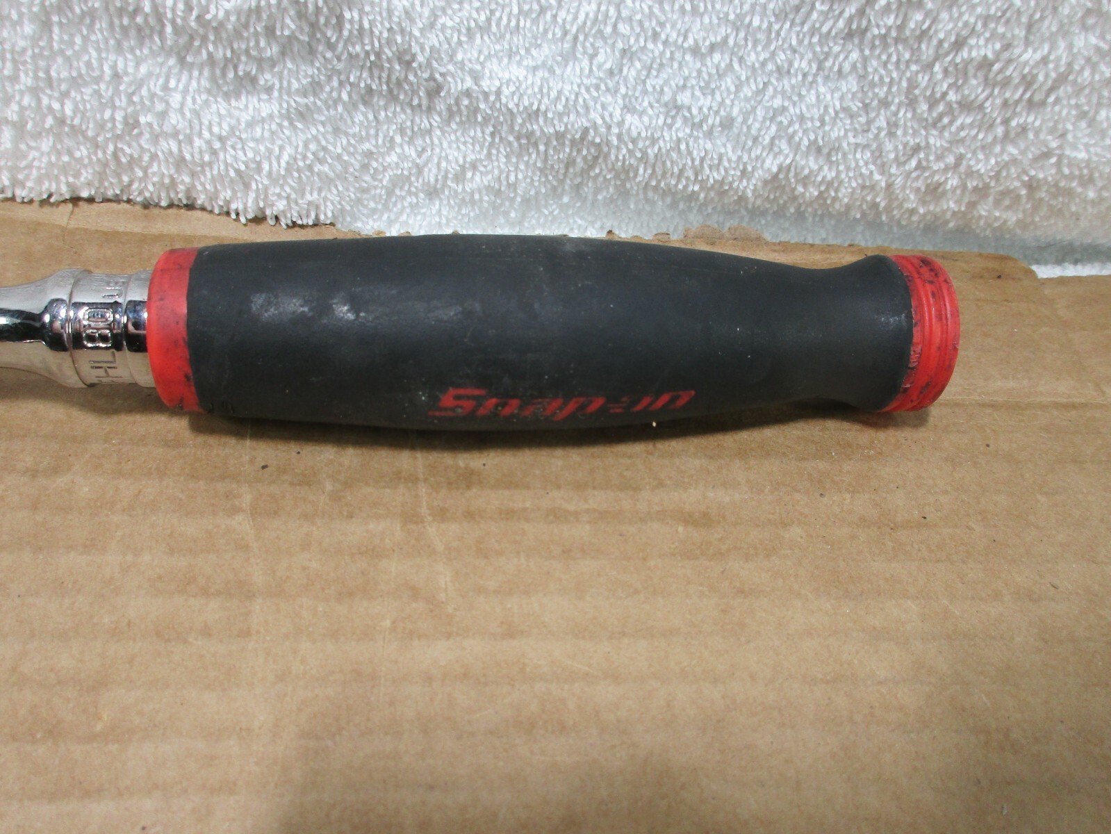 Snap on Tools 3/8 FHL80 soft grip Ratchet rare USA used