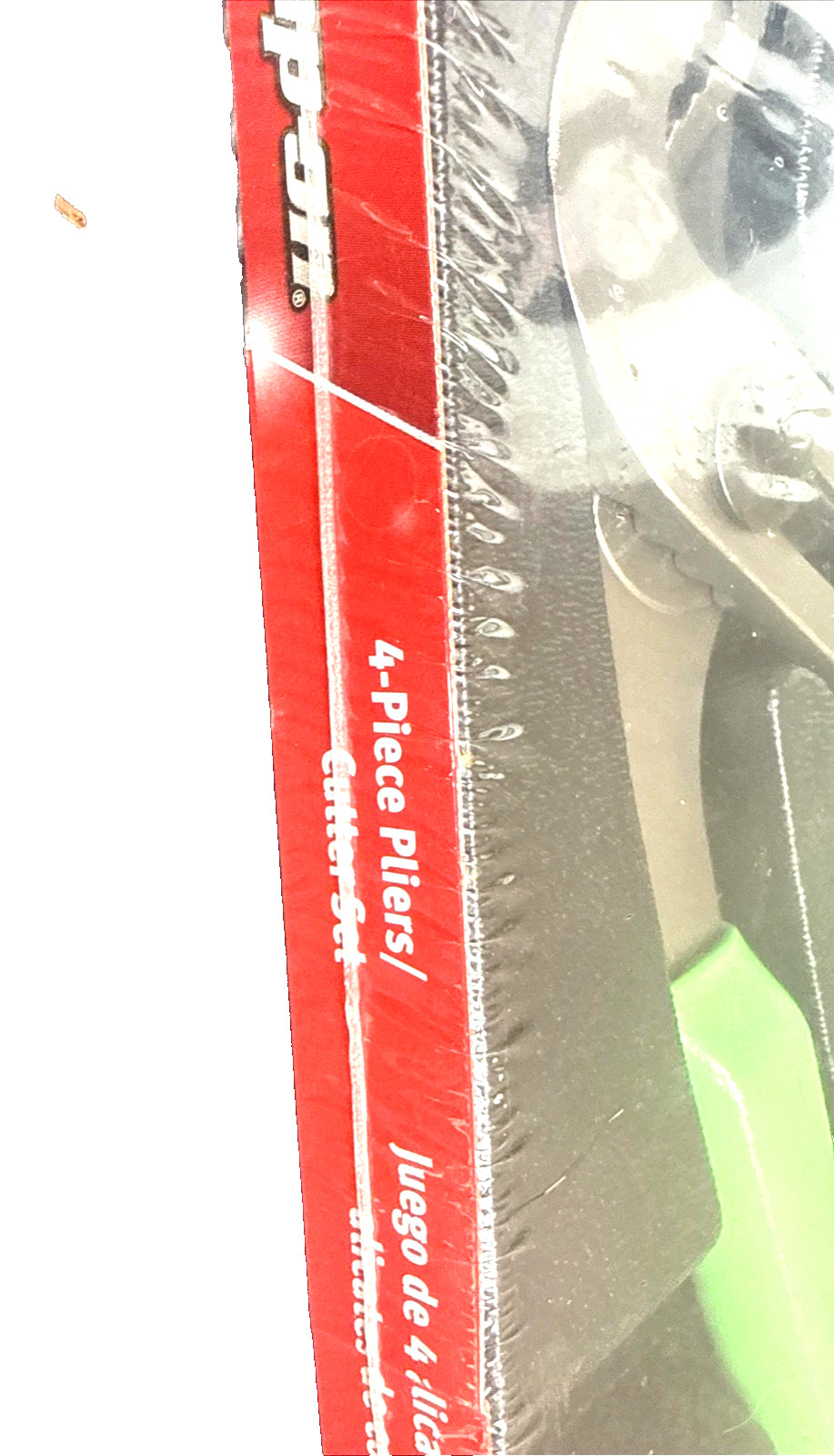 New Snap-on™ PL400B PL400BG Pliers Cutter Set 4-pc Green Vinyl Talon Grip