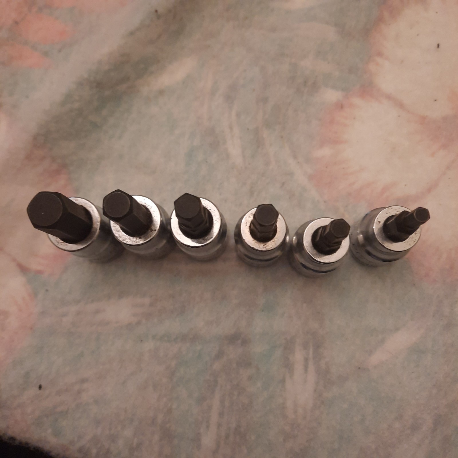 Pittsburgh 3/8 Dr Metric Hex Socket Set 6 Pc. 10, 8, 7, 6, 5, & 4 mm.