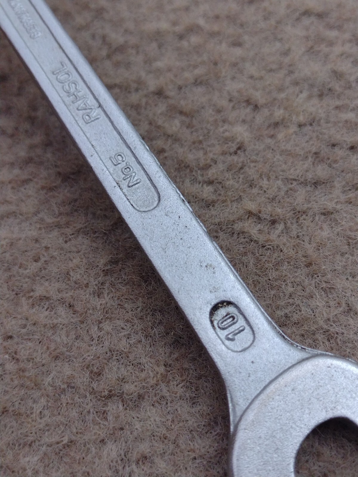 Rahsol 8mm x 10mm Double Open End Wrench Germany German Made Chrome Vanadium .