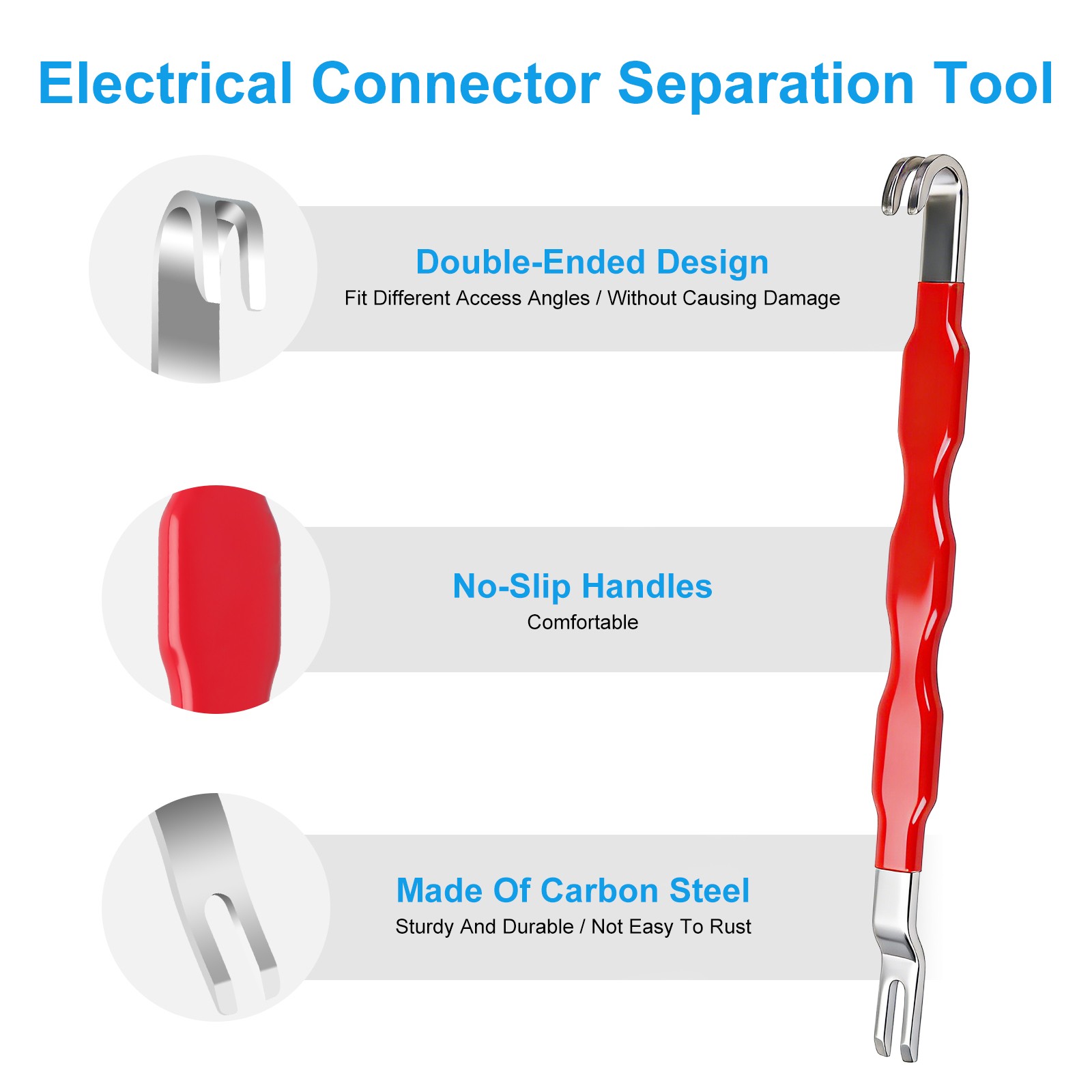 4× Auto Electrical Disconnect Pliers Connector Separator Wiring Car Repair Tool