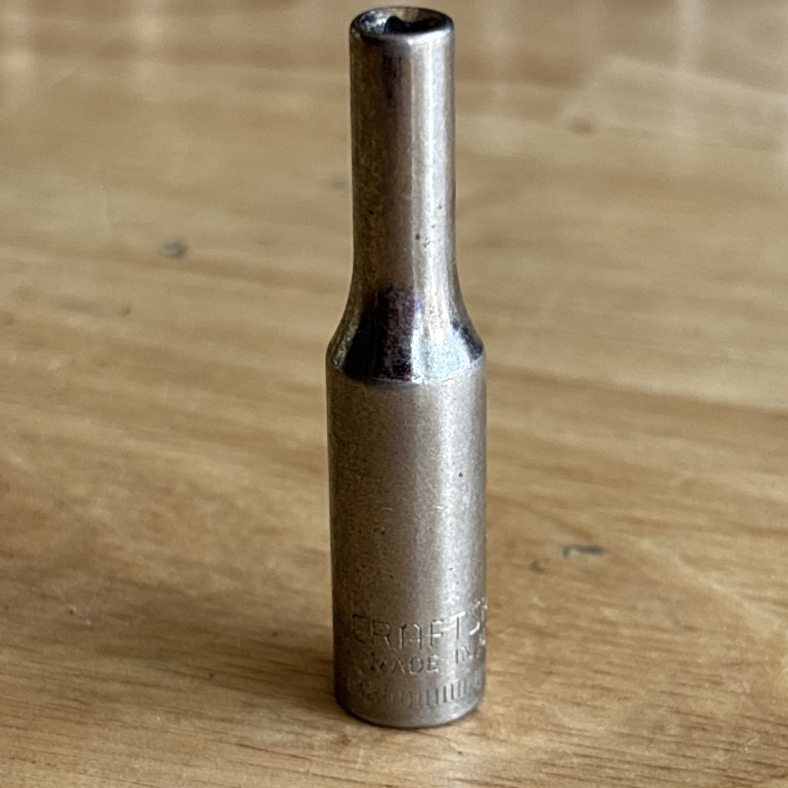 Craftsman 4mm Deep Socket 1/4″ Drive 6 Point Inverted G Series 44401 USA