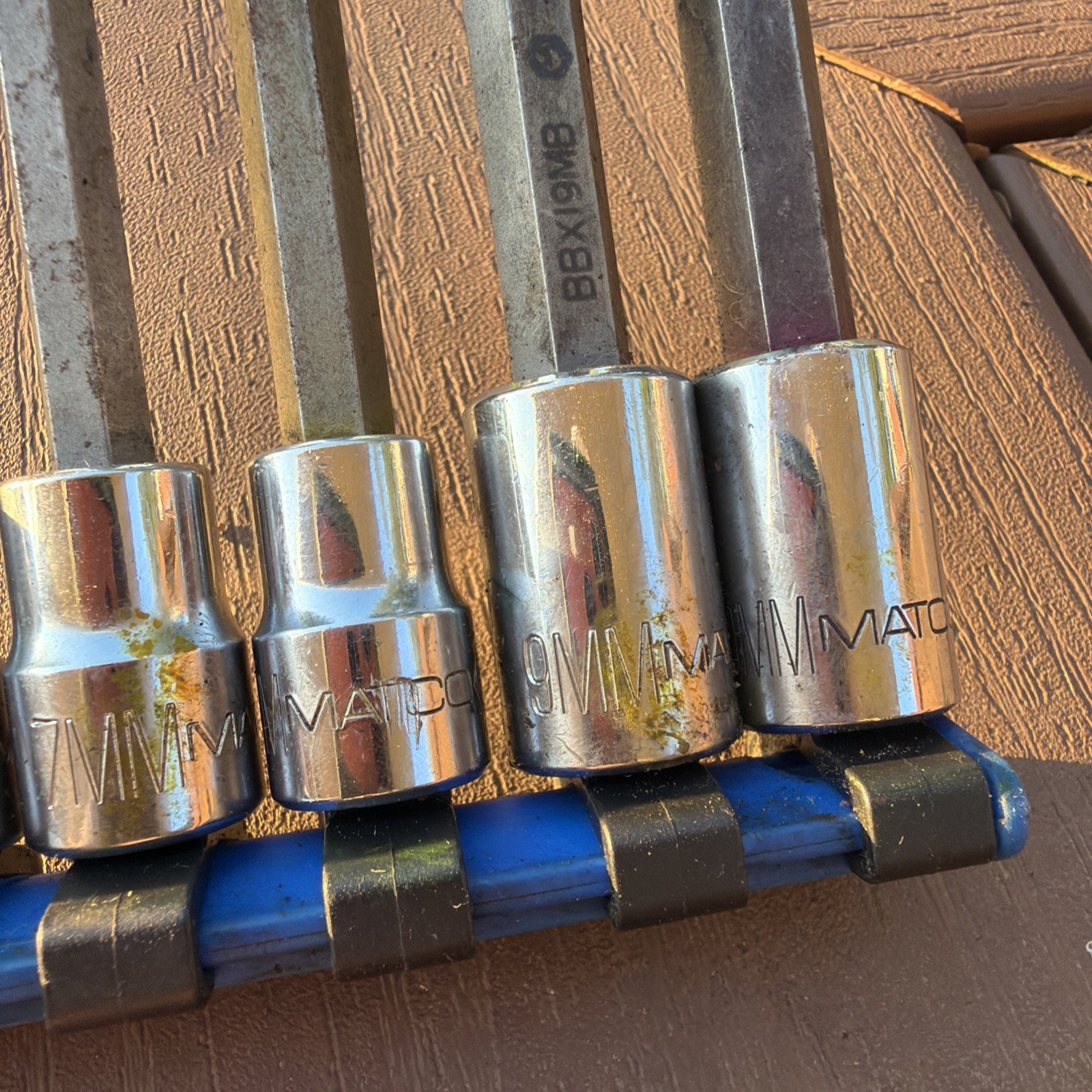 MATCO 8 PIECE 3/8″ DRIVE METRIC MID-LENGTH BALL HEX BIT SOCKET DRIVER SET