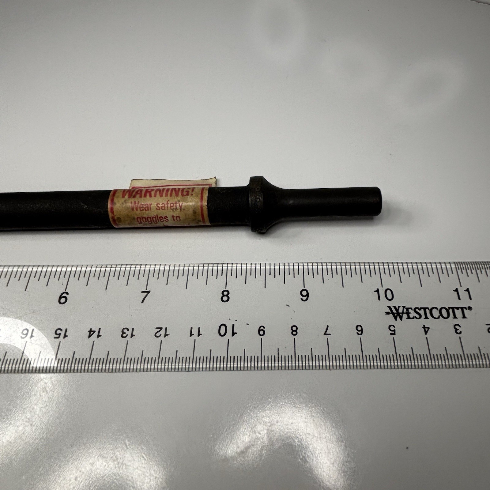 MINT Snap On Tools PH58 Air Hammer Flat Cold Chisel 5/8 X 10” Long USA VTG 1991