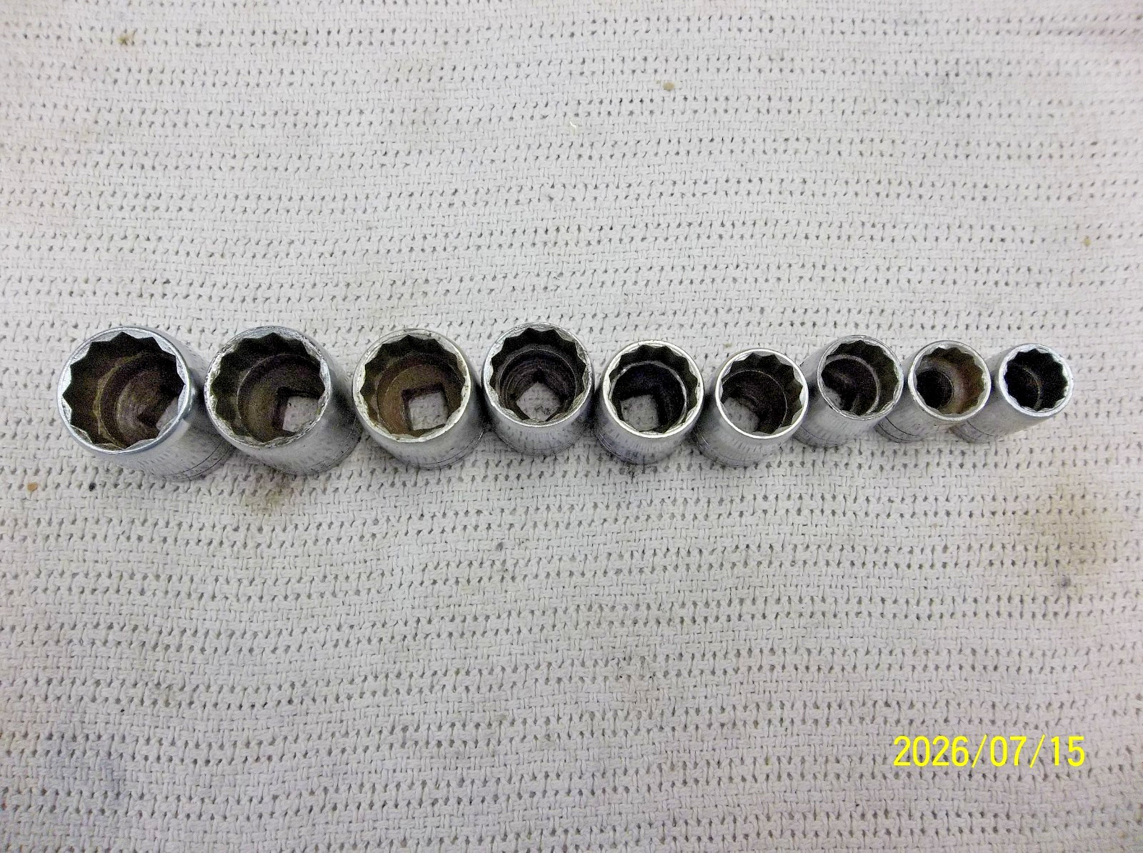 SK Tools 9pc SAE 1/2″ drive 12pt socket set 5/8 – 1 1/8 USA
