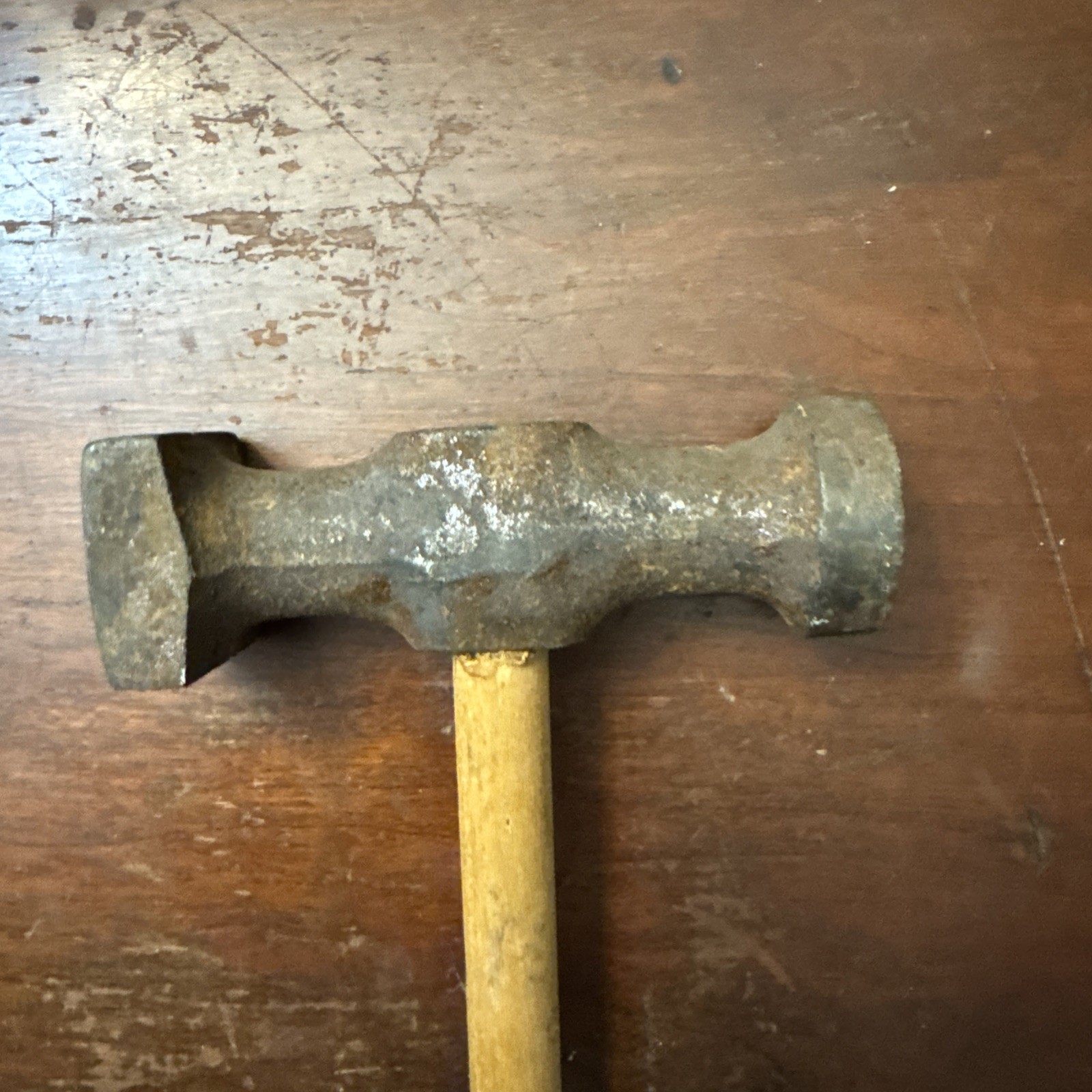 Vintage Body Hammer—12” Total Length, 4” Head