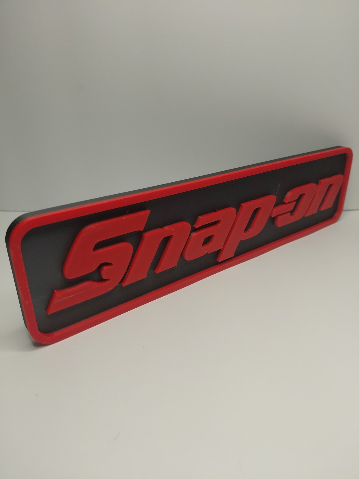 3D Printed Snap-On Tools Wall Art Sign Logo Display Tool Box MAGNET 3×10