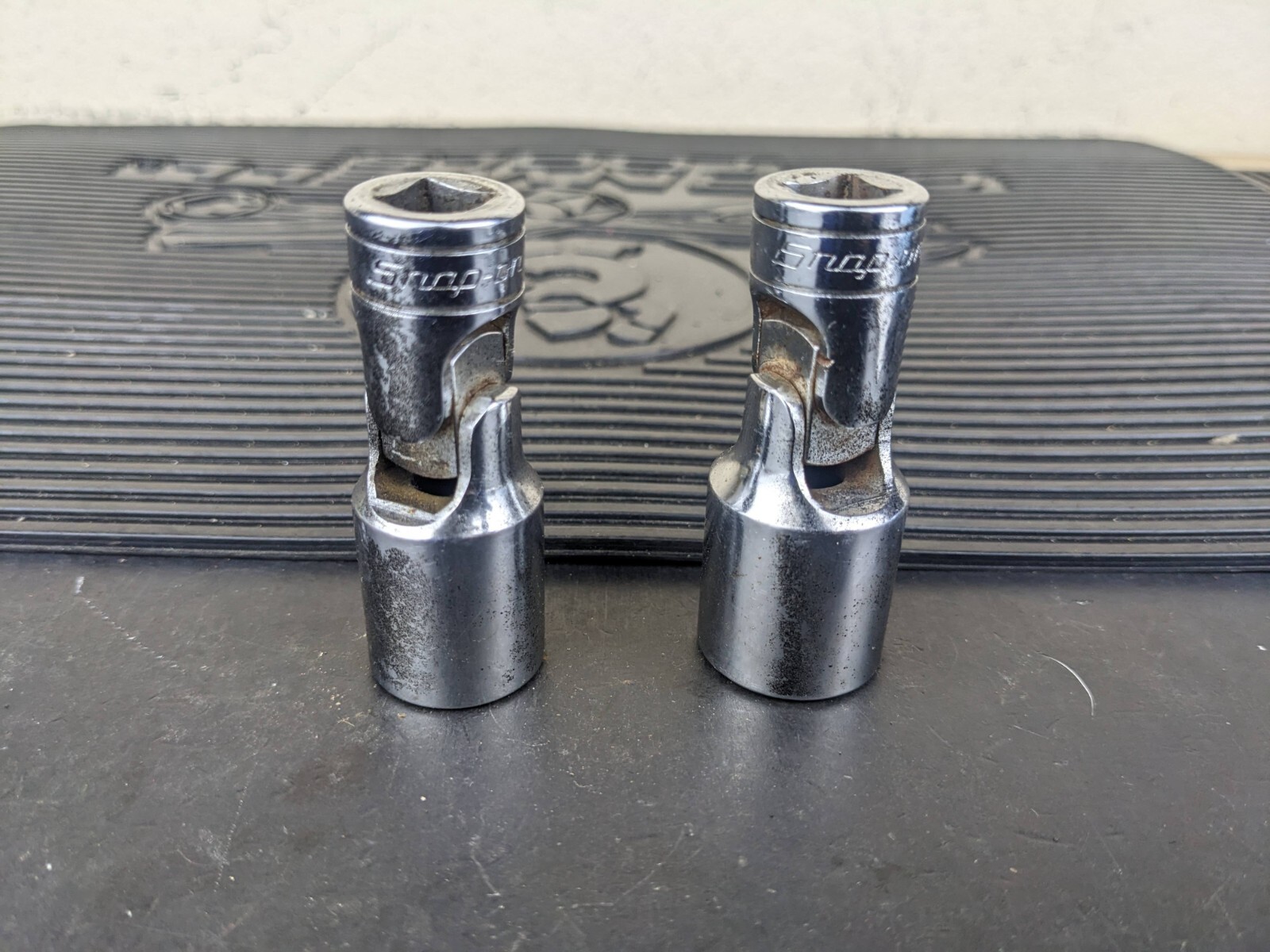 #bd209 Snap-on 3/8 Drive Deep Swivel Sockets SAE 3/4″ 11/16″ FSU22 FSU24