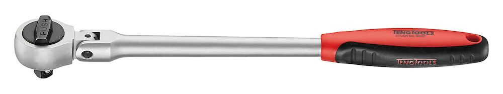 Teng 3/8in. Drive Long Flexible Head Ratchet, 41 Tooth 300mm Long – 3800F