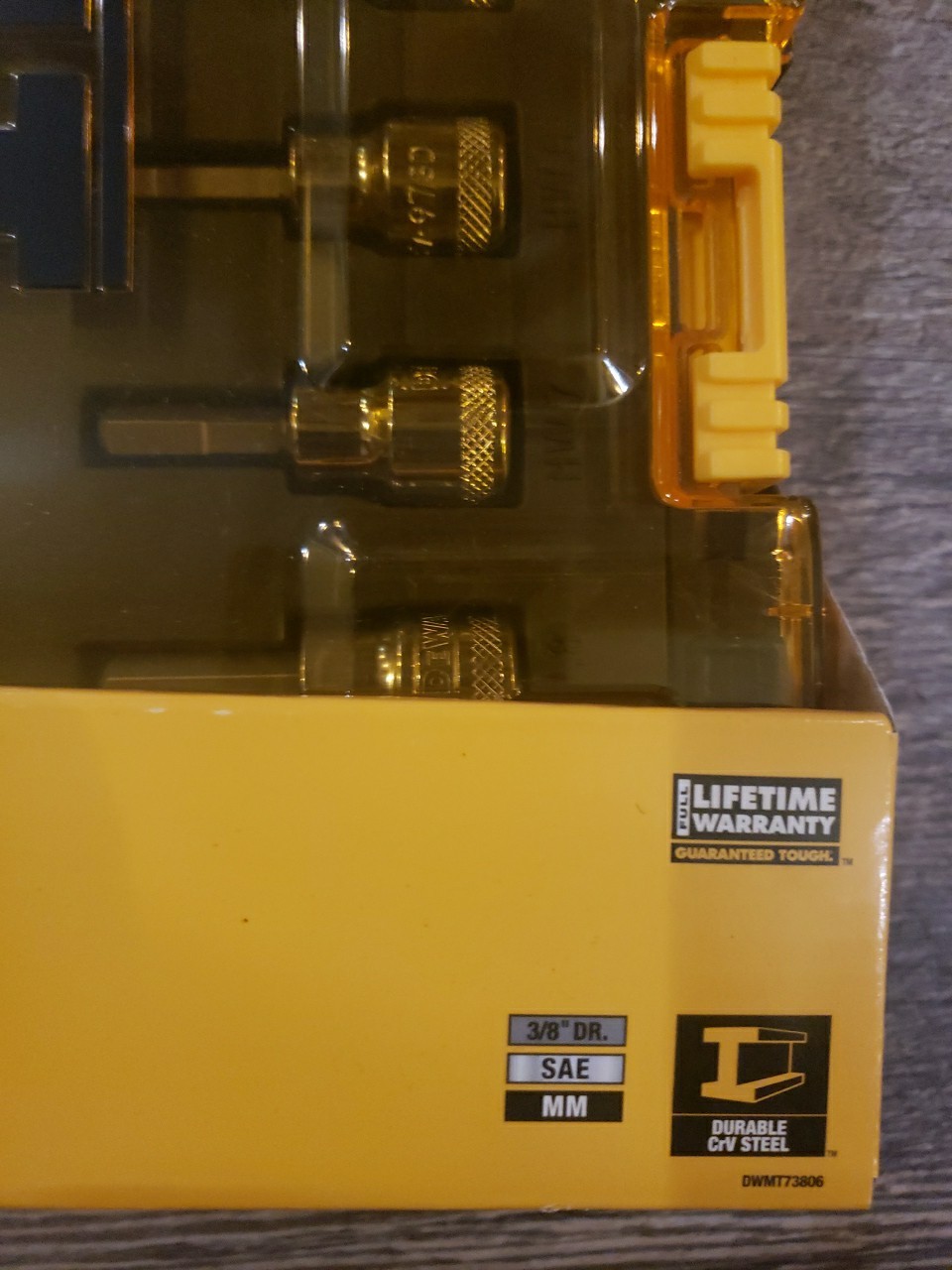 DEWALT 3/8″ Drive Bit Socket Set with Case (17-Piece) WMT73806 NEW in Case