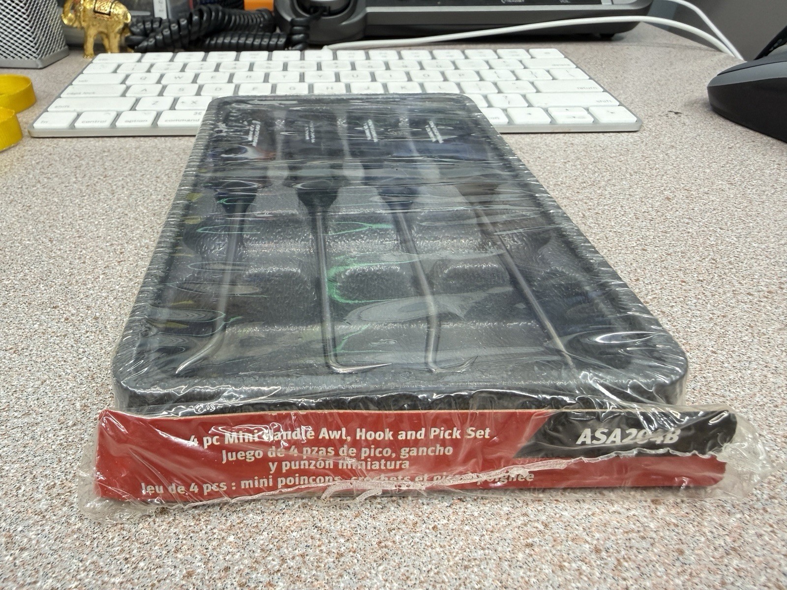 Snap-on ASA204B 4pc Mini Handle Awl, Hook and Pick Set New