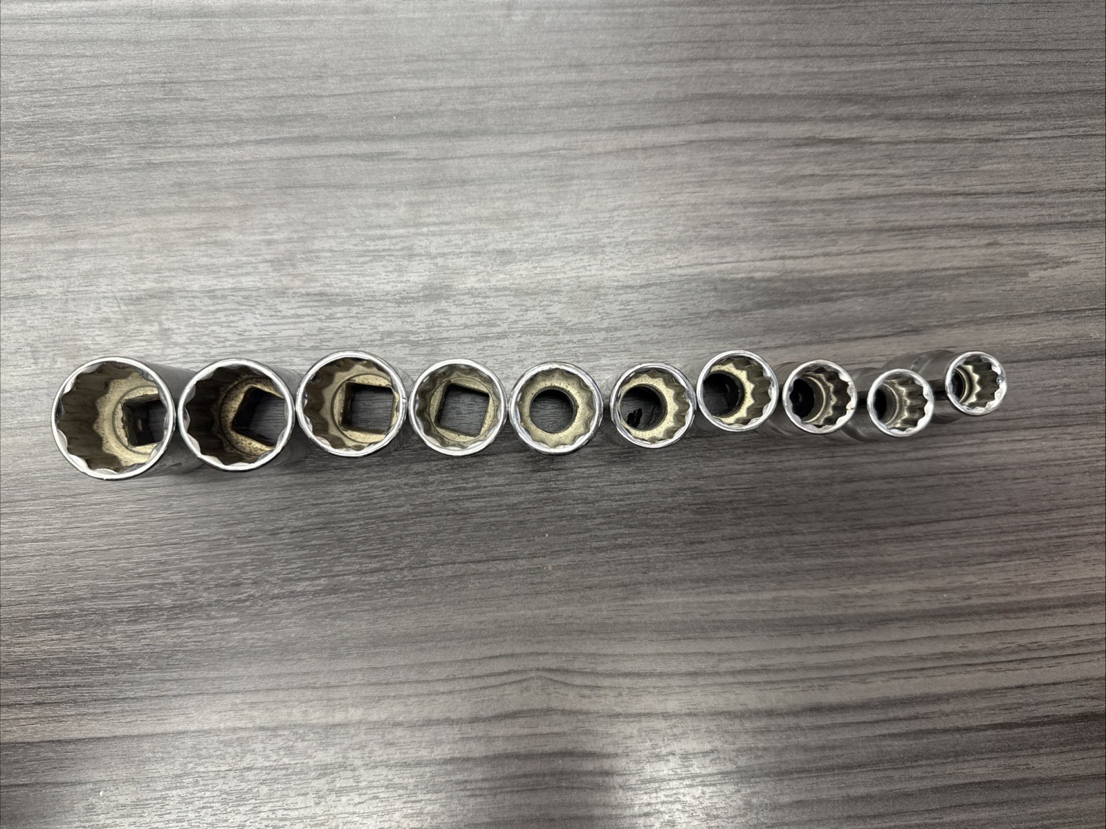 Armstrong 1/2 Inch Drive Metric 12pt Socket Set USA GMTK – 10 Total Sockets