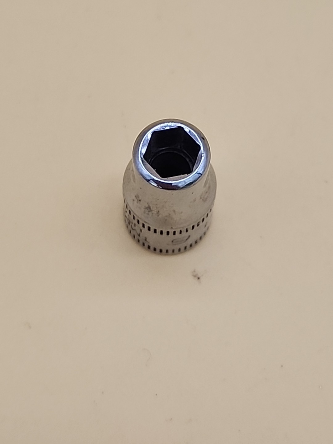 Snap-on Tools TMM6 6 Pt 1/4″ Drive 6mm Shallow Chrome Socket USA