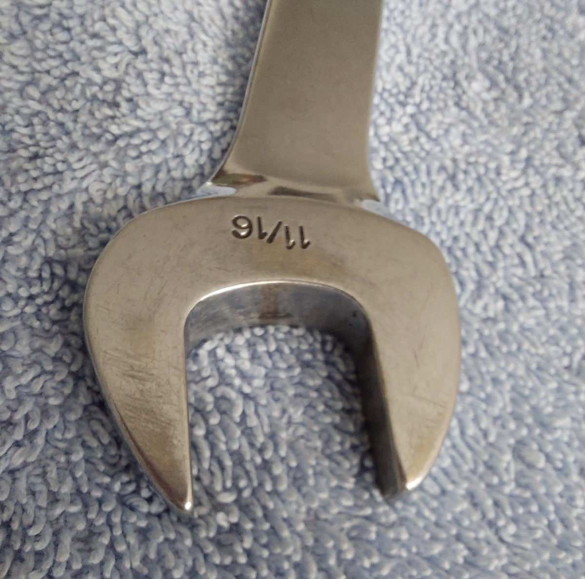 Vtg Snap-on X-22 11/16″ Flex Head Combination Wrench USA PAT 3273430 12 Point