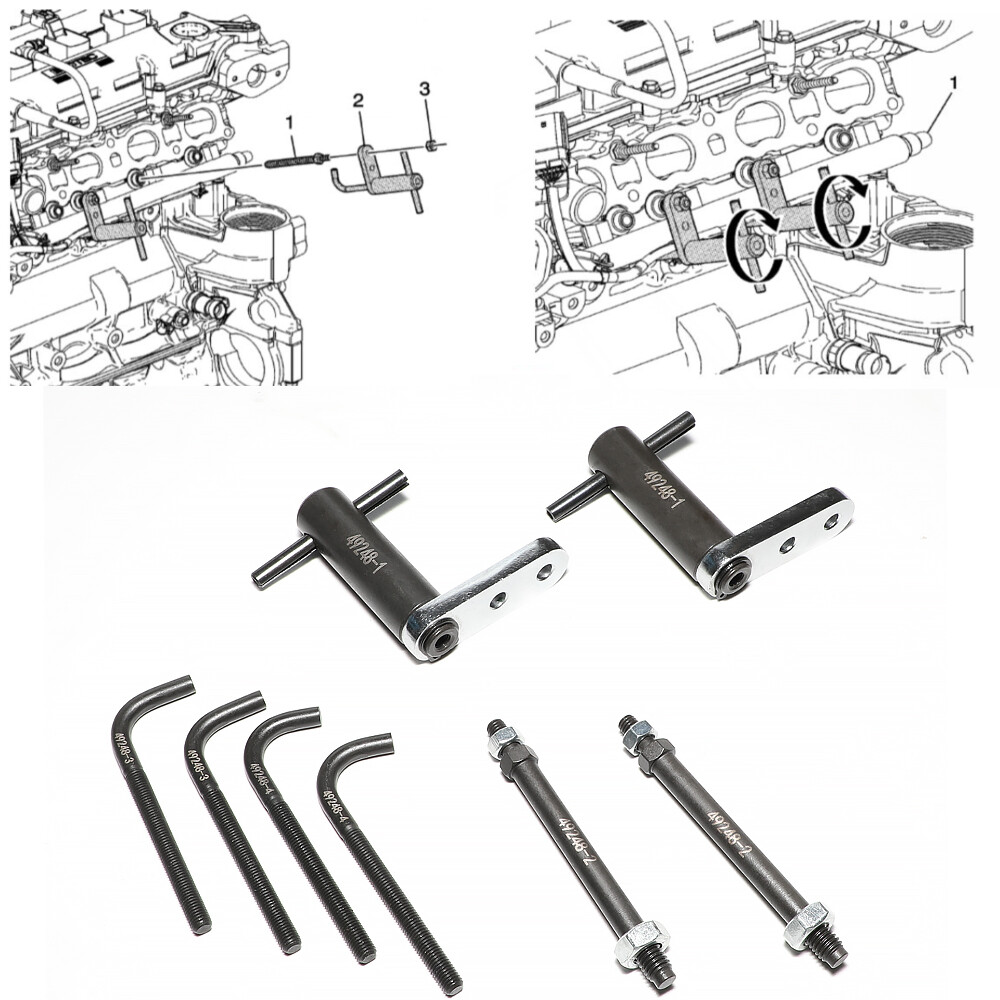 6706 Fuel Injector Rail Assembly Remover Tool EN-49248 For Chevy GMC Cadillac GM