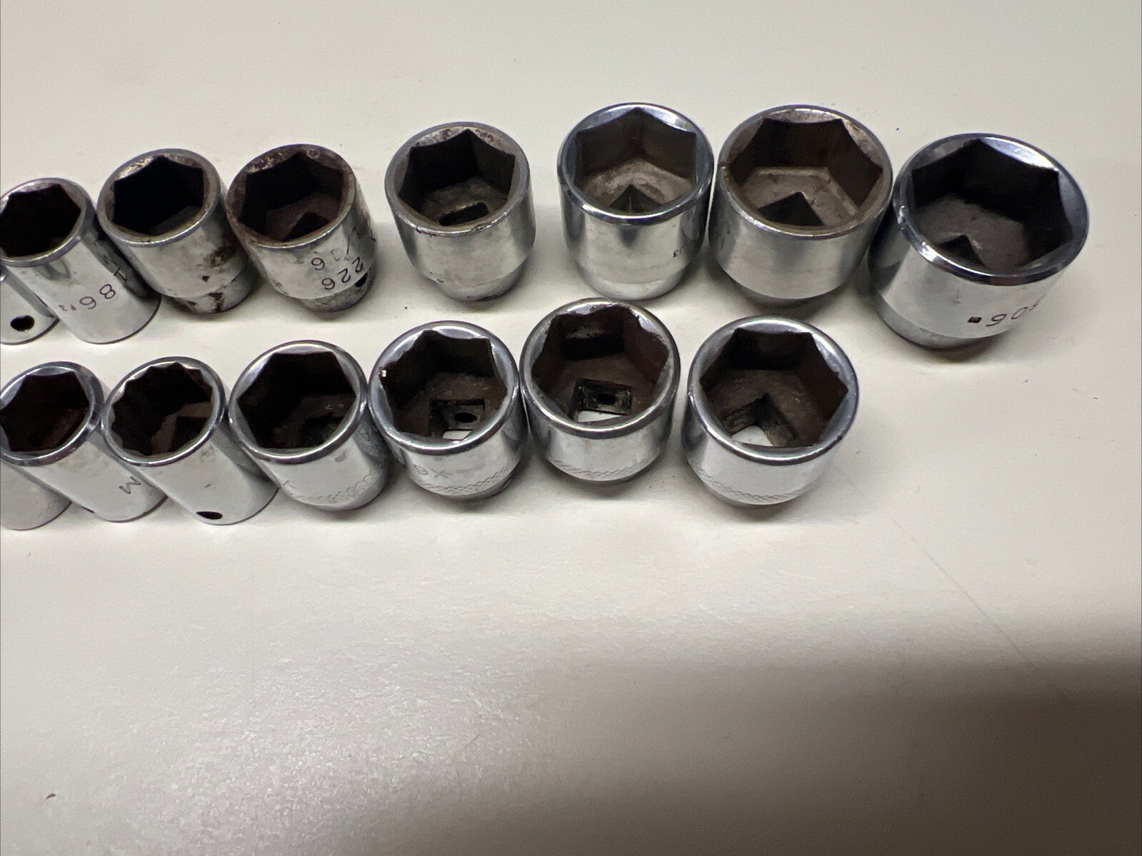 Mac X Series 3/8″ Drive Shallow Metric & SAE Sets 6-19MM & 1/4″-15/16″ USA #7E1