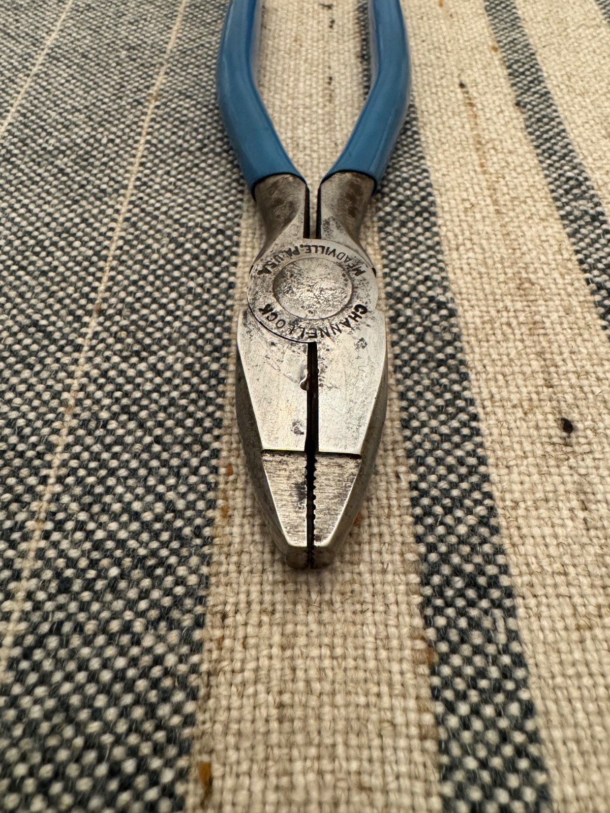 Channellock 347 7” Long Round Nose Lineman’s Pliers High Leverage USA