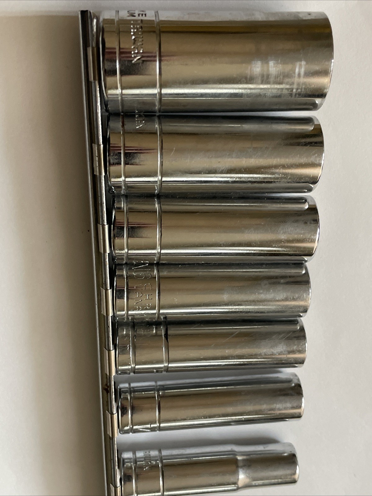 6point Deep Socket 3/8in. Drive SAE 7 Pcs