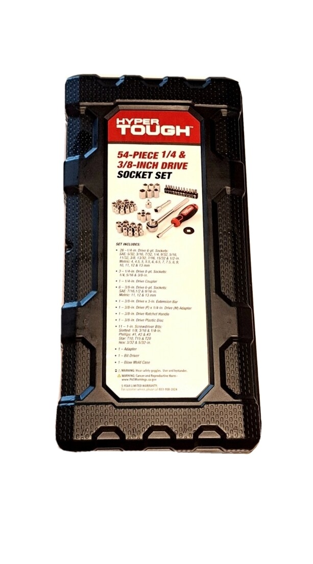 -Choose 1 Socket- Hyper Tough 1/4-Inch 3/8-Inch Drive Socket 8-PT. 6-PT.