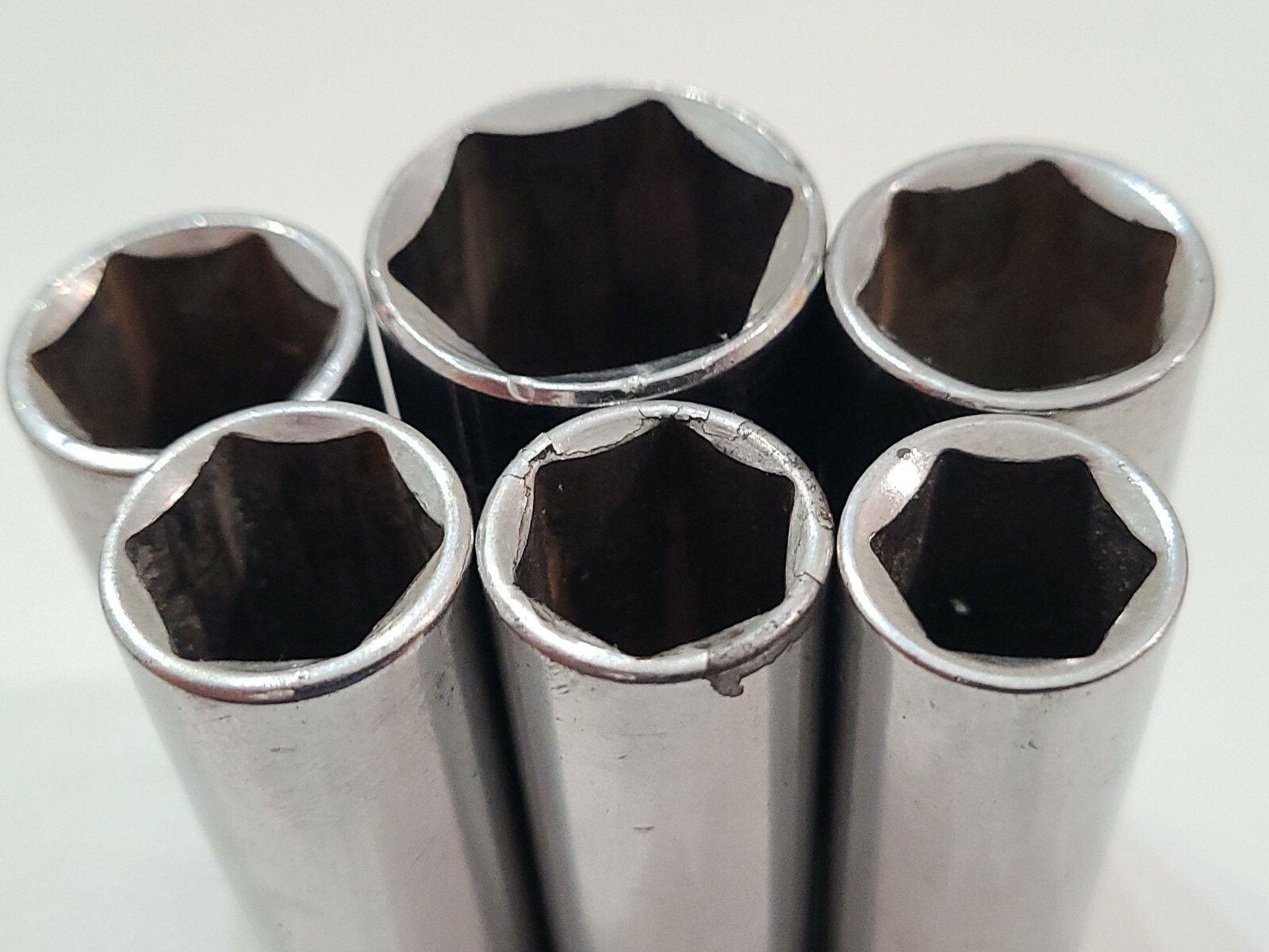 Craftsman USA 6 point G series Deep Sockets shallow Standard SAE 3/8 & 1/4 drive