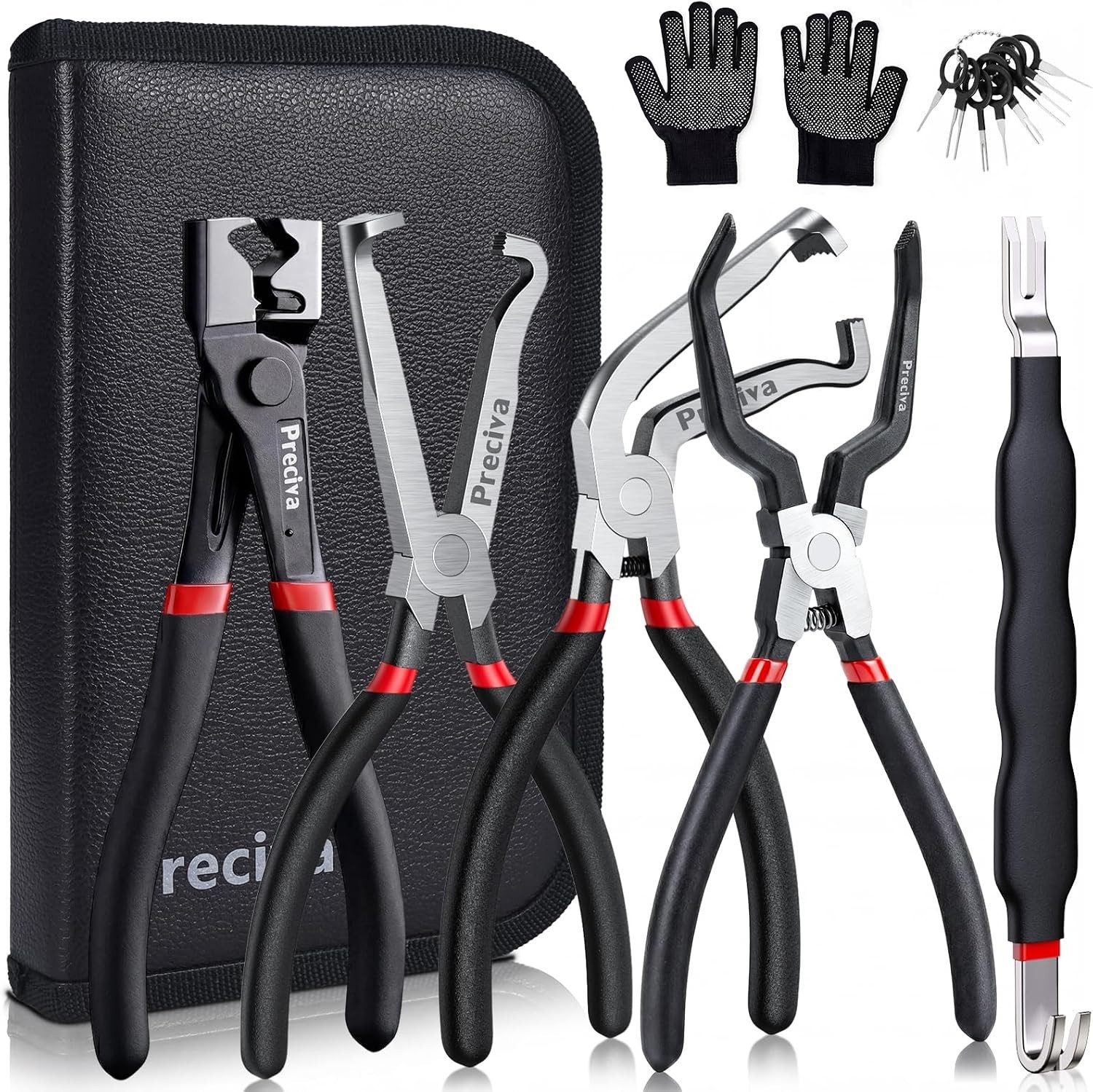 9-in-1 Automotive Electrical Connector Tool Kit,Terminal Release Pliers Set w…