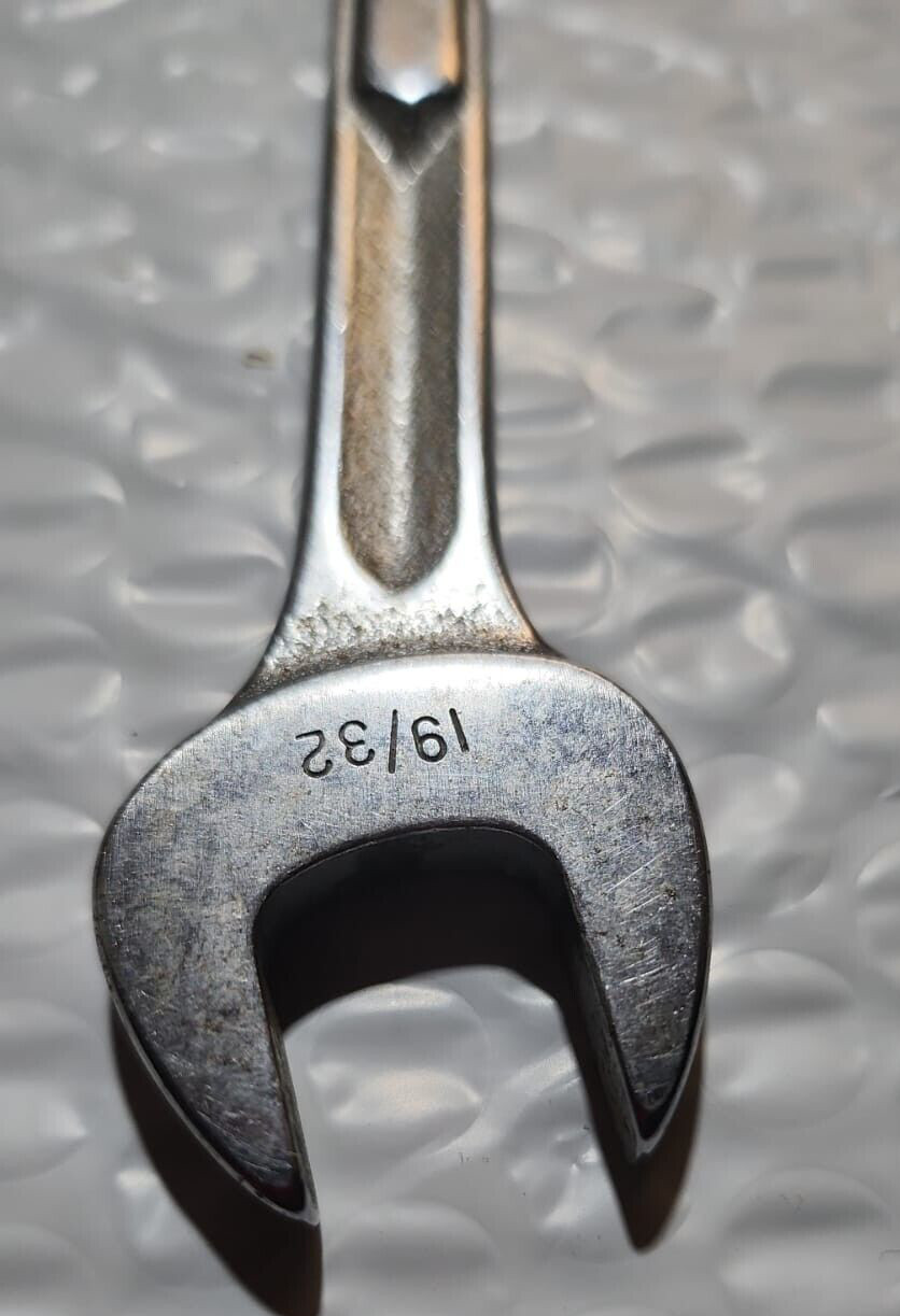 SNAP-ON VS1922, 19/32″ X 11/16″ OPEN END WRENCH, 7.25″ LONG.