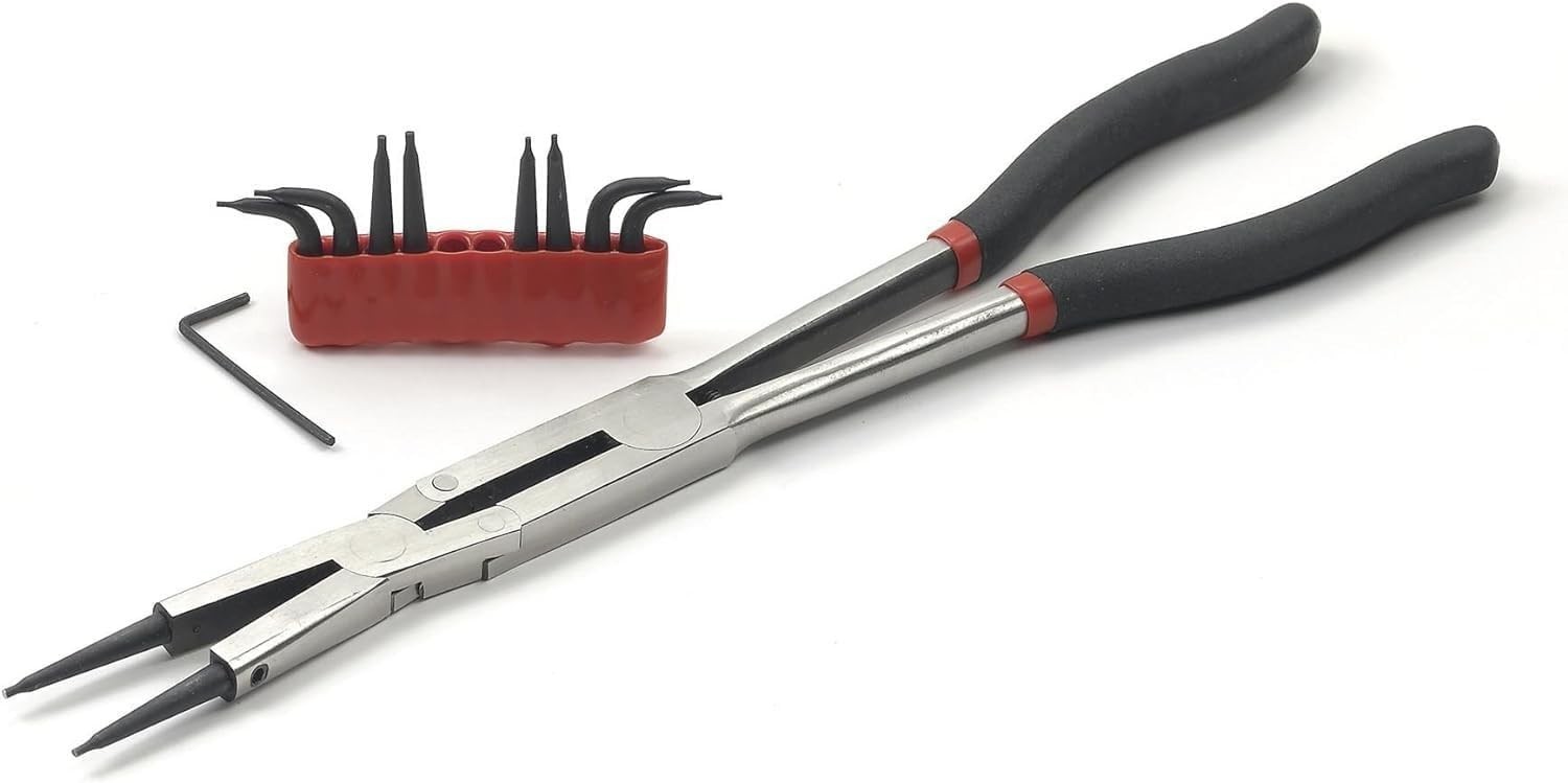 Double-X Snap Ring Pliers 82033 | Precision Tool for Tight Spaces with Sure Grip