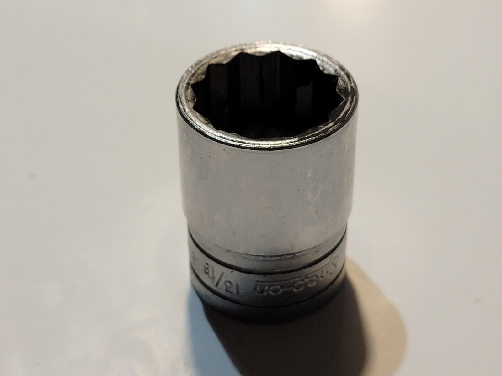 NICE Snap On USA 13/16″ 12 Point 1/2″ Drive Shallow Socket SW-261 sw261
