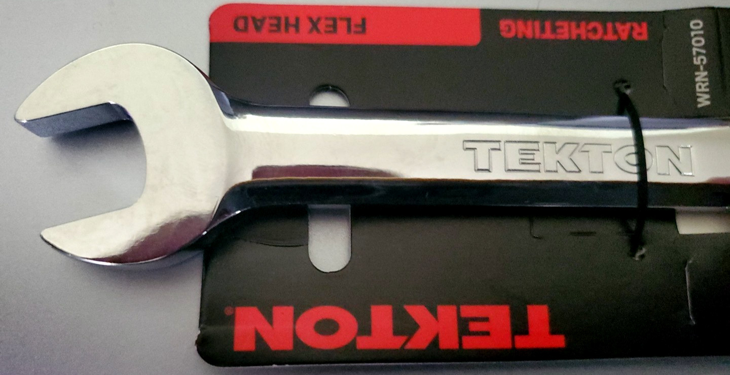 Flex Head Ratcheting 1/2 In Open And Box End Wrench TEKTON