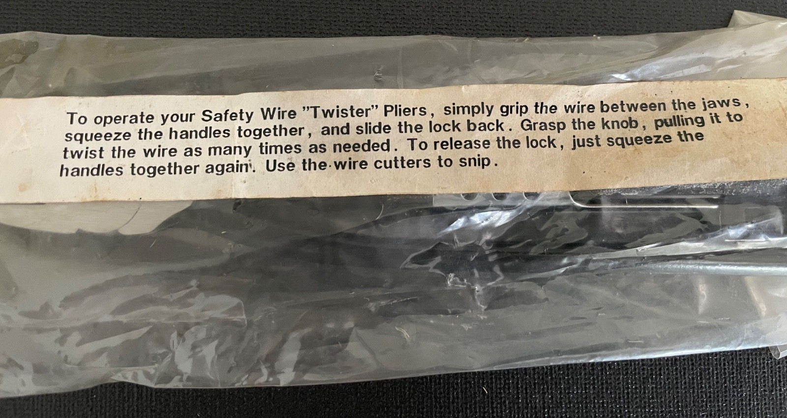 Aircraft Safety Wire «Twister» Pliers 10-1/2”