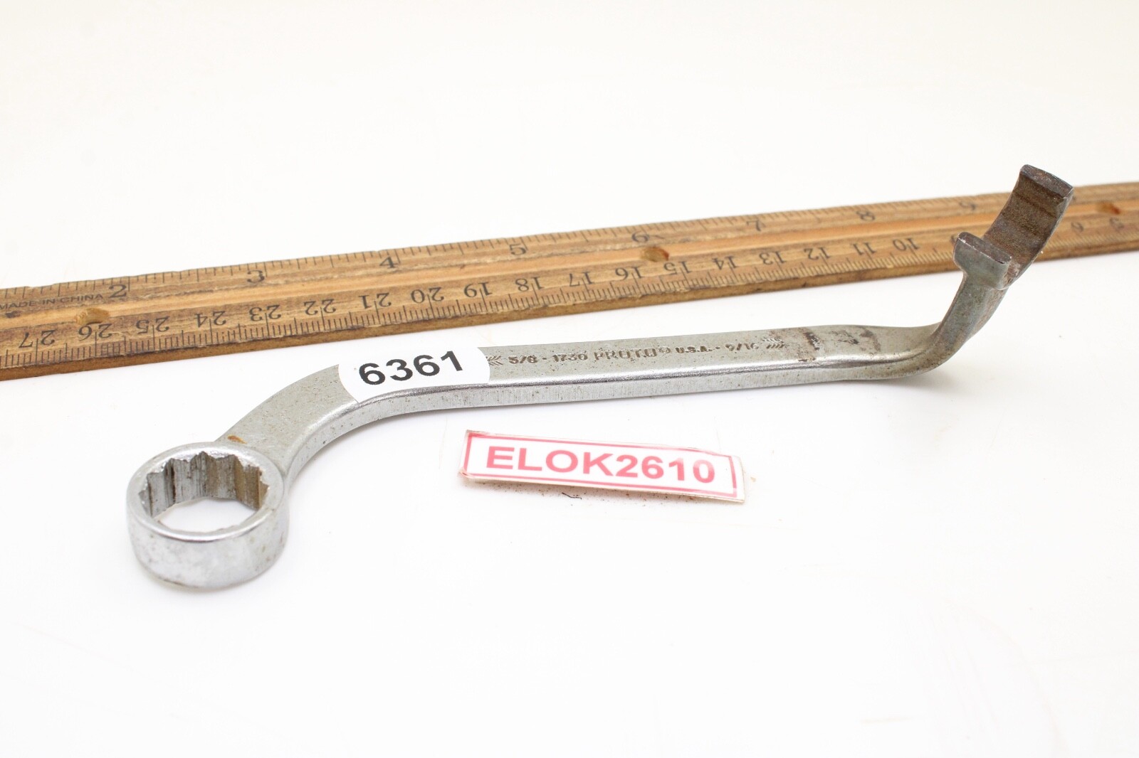 PROTO 1730 5/8″ X 9/16″ SAE Chrome Obstruction Wrench USA Modified