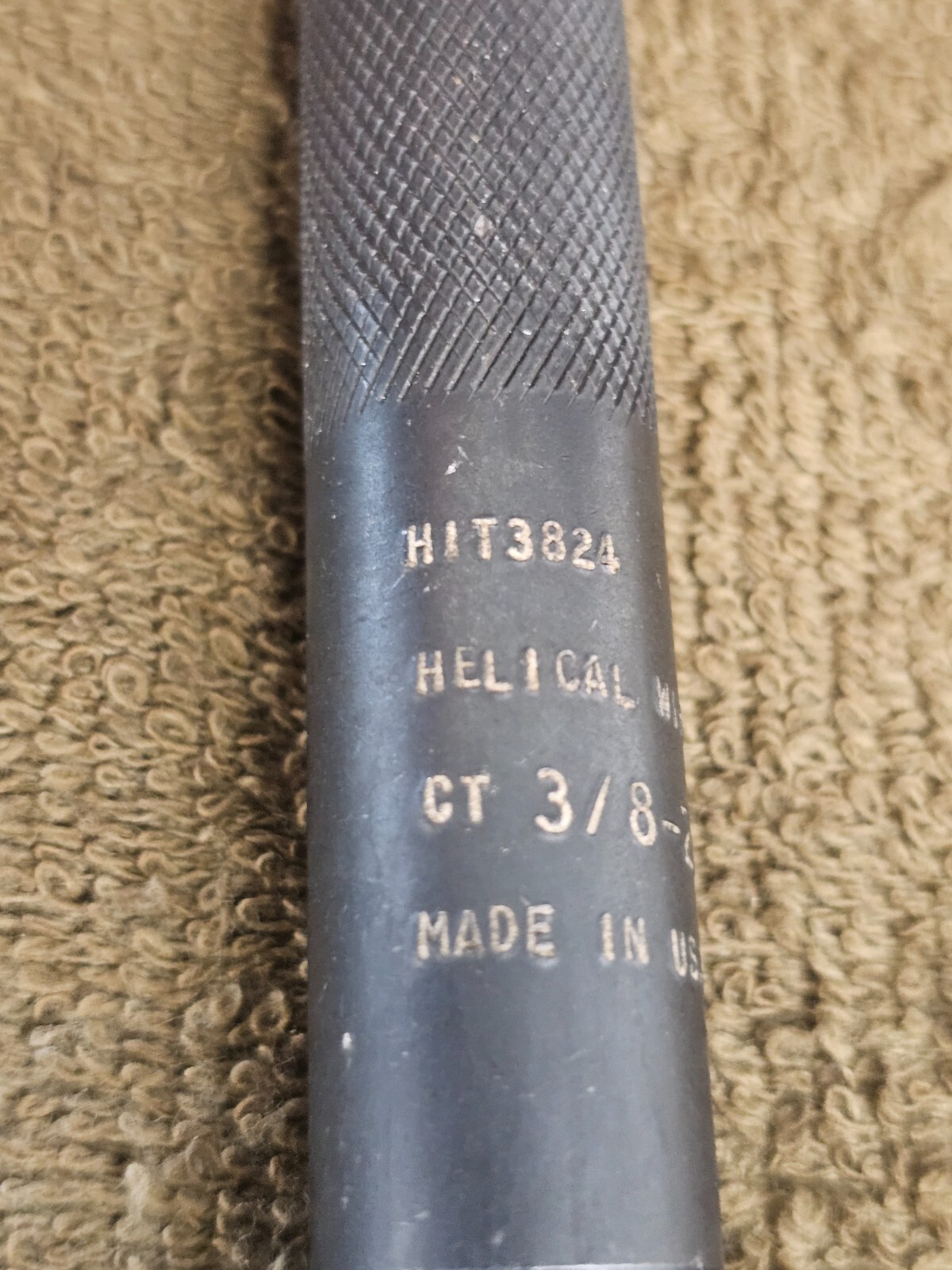 Helical Wire HIT3824 Coil Sert 3/8-24 Thread Insert Prewinder Insertion USA Tool