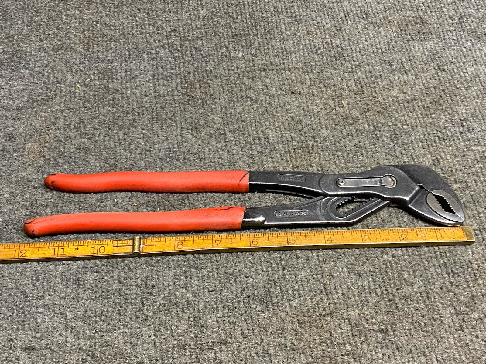 Mac Tools Knipex Cobra 12” Fast Adjustment Push Button Pliers Germany