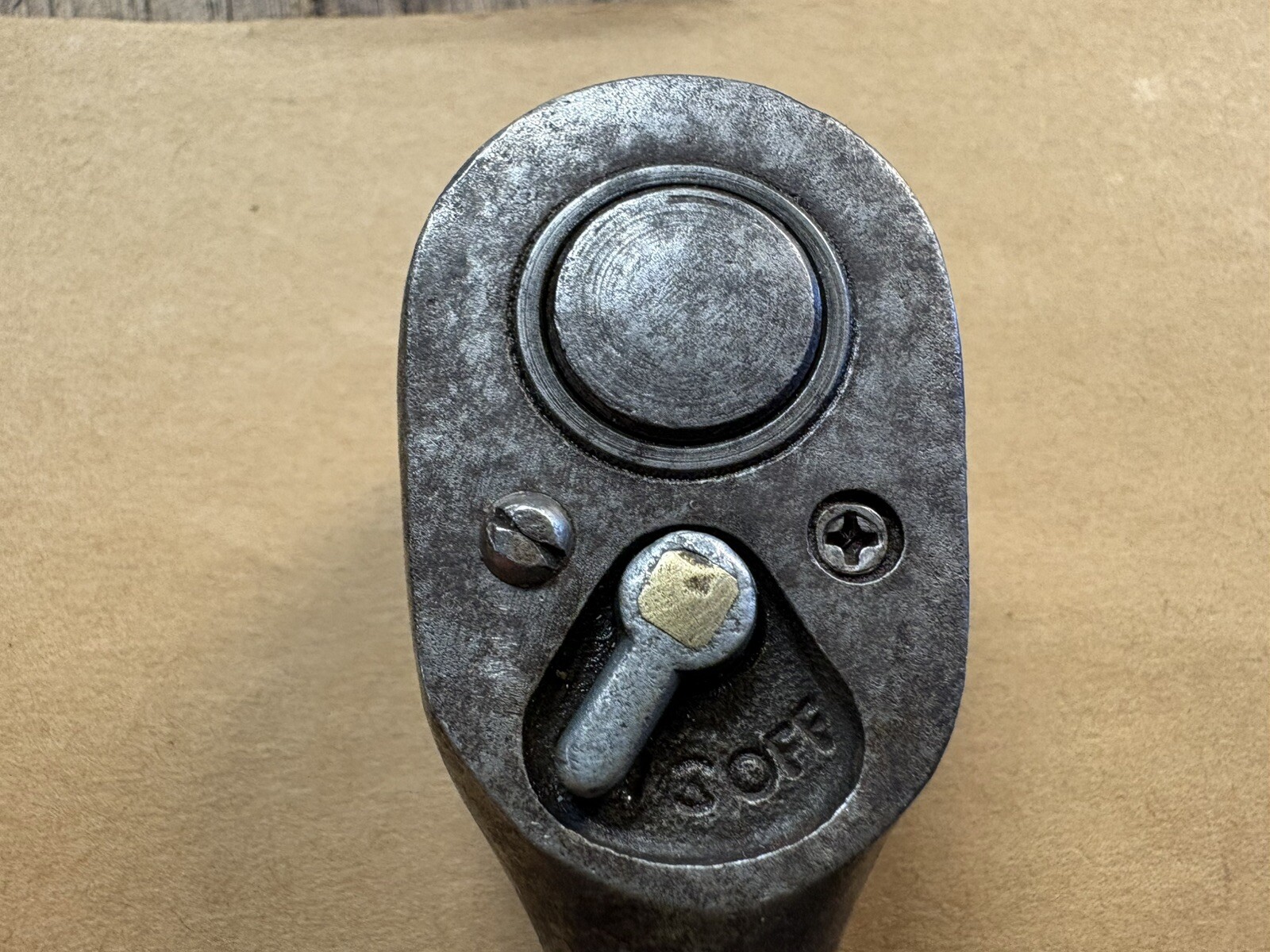 Snap On 3/8 Ratchet F-70-M Working Fine Showing Wear – As shown