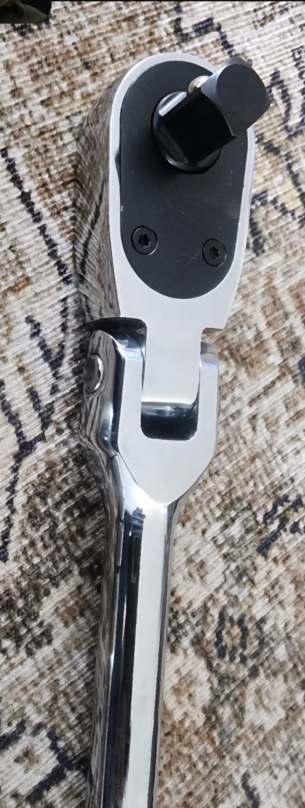 Cornwell bluePower CBRF518H 120 Point 1/2″ Drive Flex-Head Ratchet&Original Grip