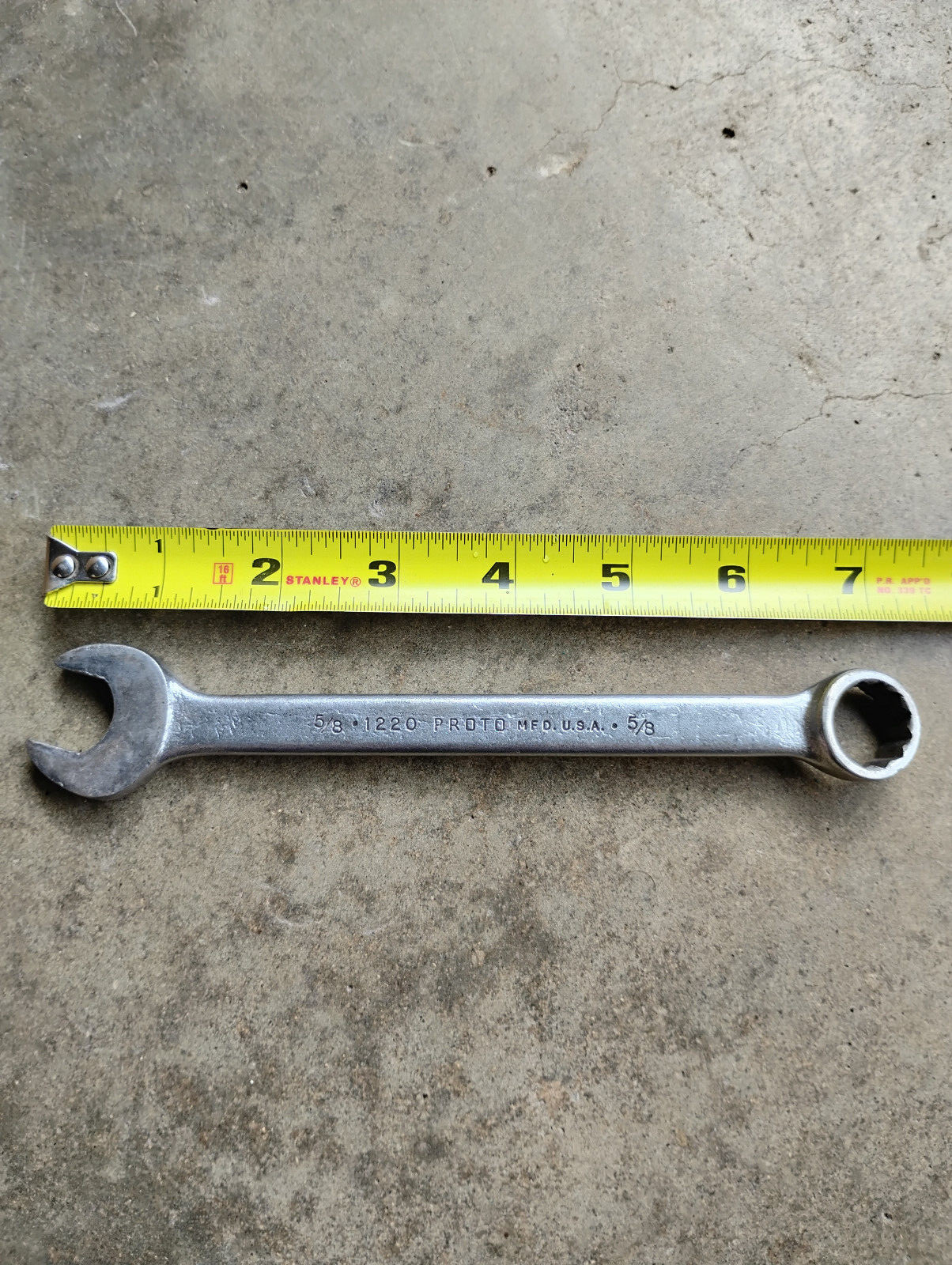 Proto USA 5/8” – 12 Point – Combination Wrench 1220