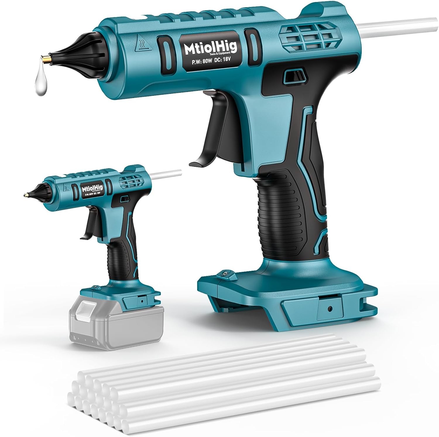 Cordless Hot Glue Gun for Makita 18v 1pc Battery
