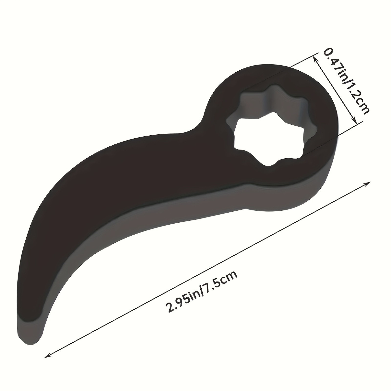 Automotive Crescent Wrench Tool – High-Strength Steel Nut & Bearing Removal Tool