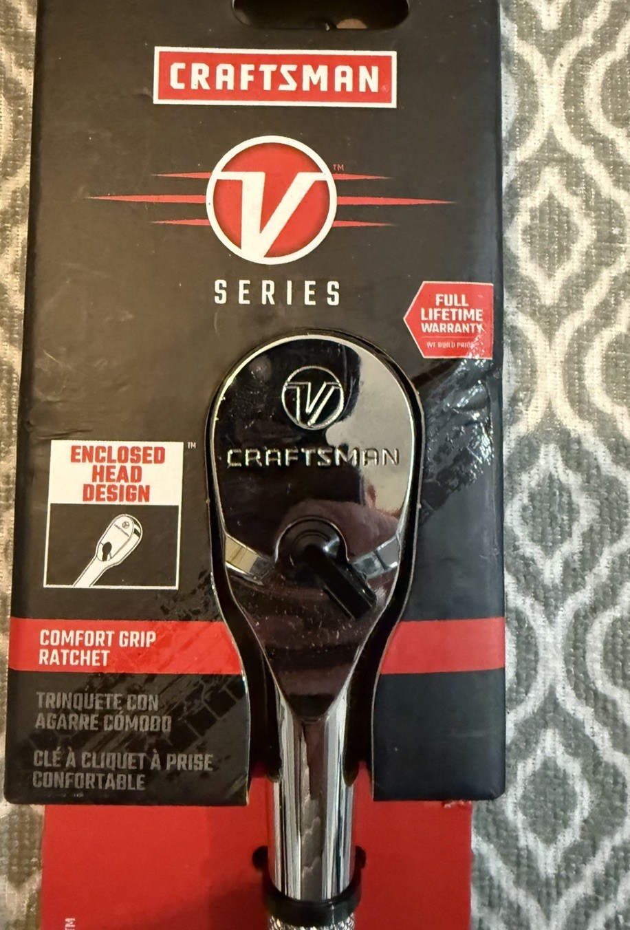 Craftsman CMMT86334V 1/2″ Drive Comfort Grip Ratchet 10″ – NEW in packaging