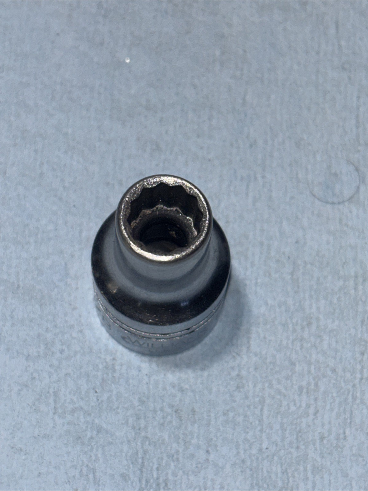 Vintage Williams 3/8″ 12 Point 1/2″ Drive Chrome Socket ST-1212 USA