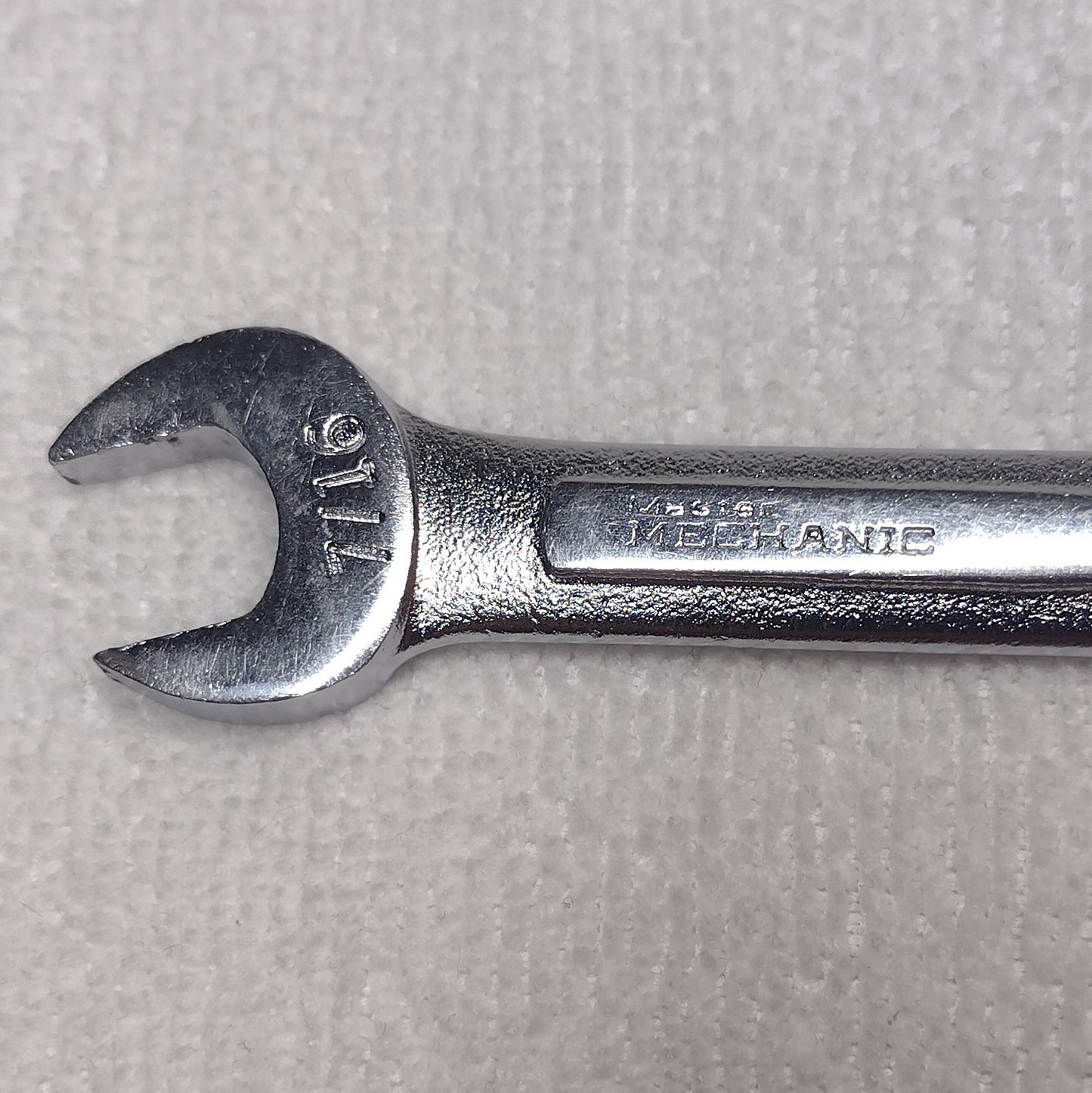 Vintage Master Mechanic T6114 SAE 7/16″ 12Pt Combination Wrench, Made in USA