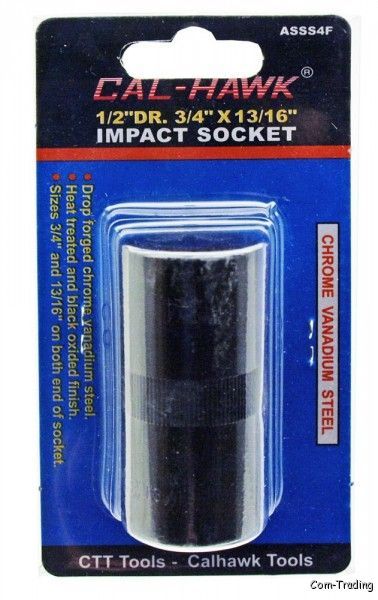 CTT 3/4″ And 13/16″ Impact Grade Flip Socket 1/2″ Drive Auto Car Lug Nuts ASSS4F