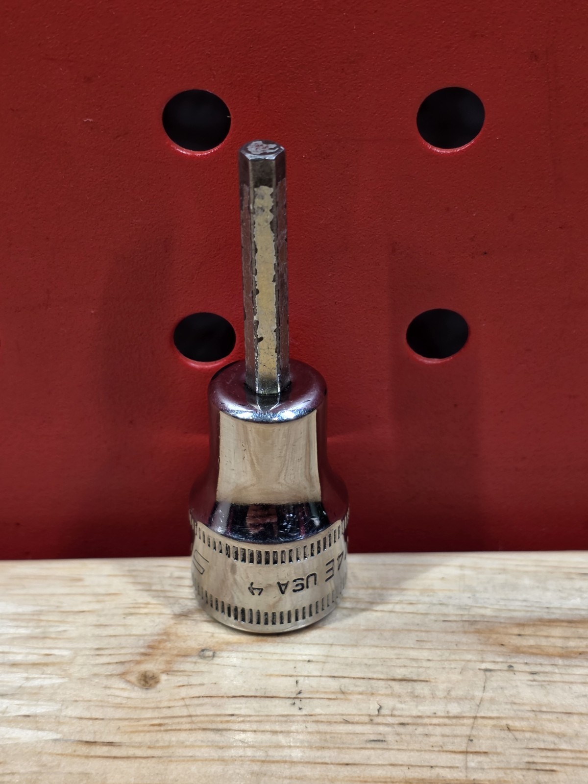 Snap-on Tools FAM4E 4mm 3/8″ Drive Metric Hex Bit Chrome Socket Driver USA