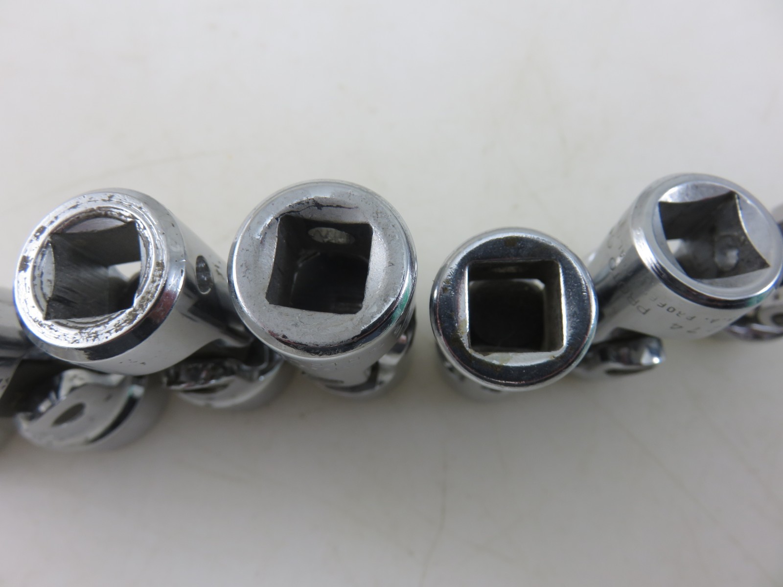 Proto Professional Swivel Universal Joint Socket Set 7pc 3/8″ Dr. 3/8″-3/4″ USA