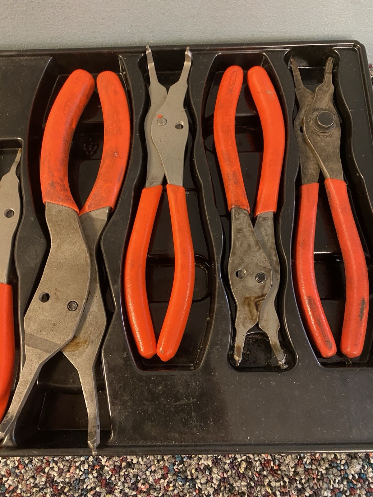 Snap On 7Pc Snap Ring Pliers Set SRPCR107