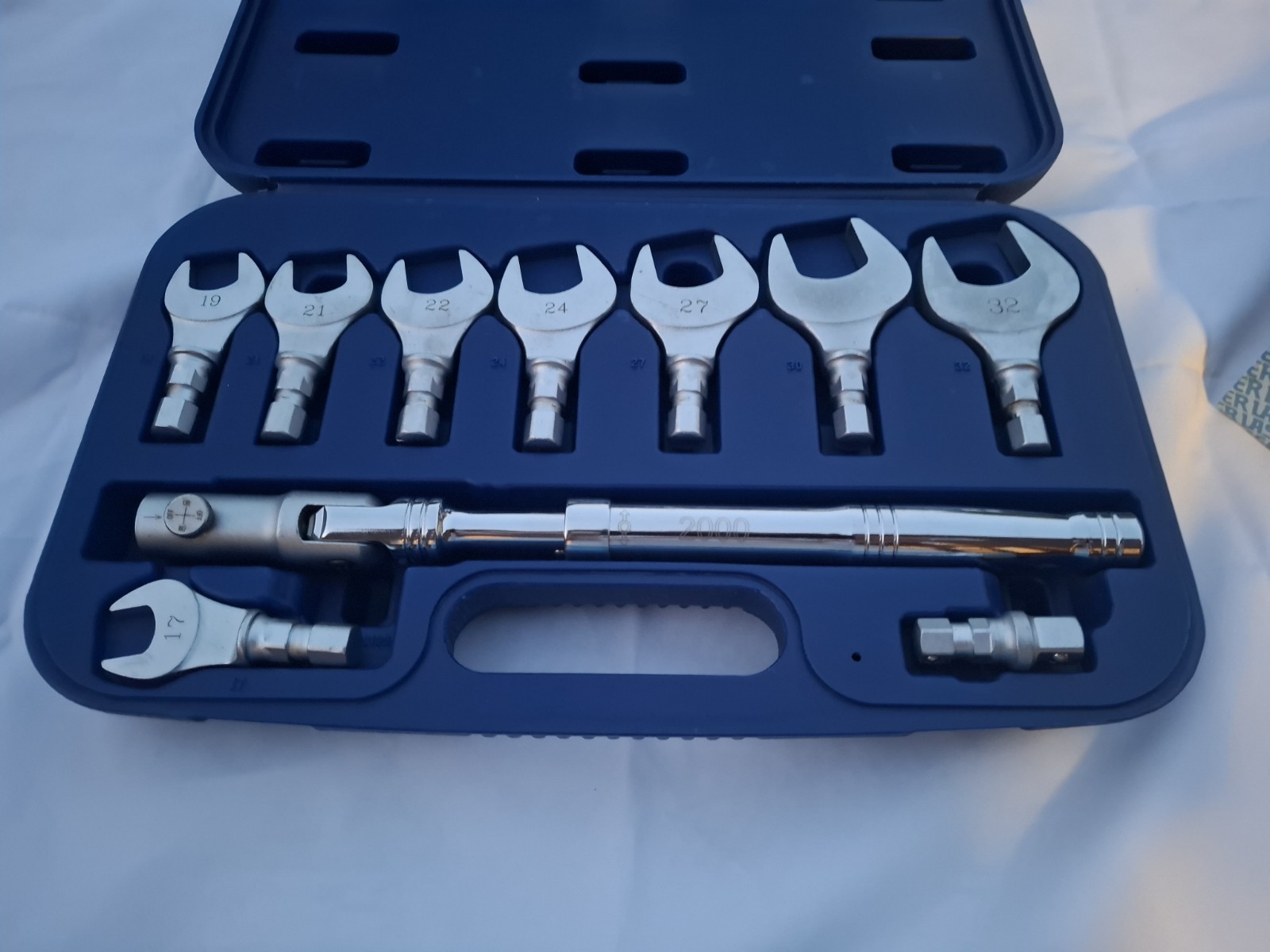 Boxed NOS LASER 10 piece obstruction spanner head tool set Never Used