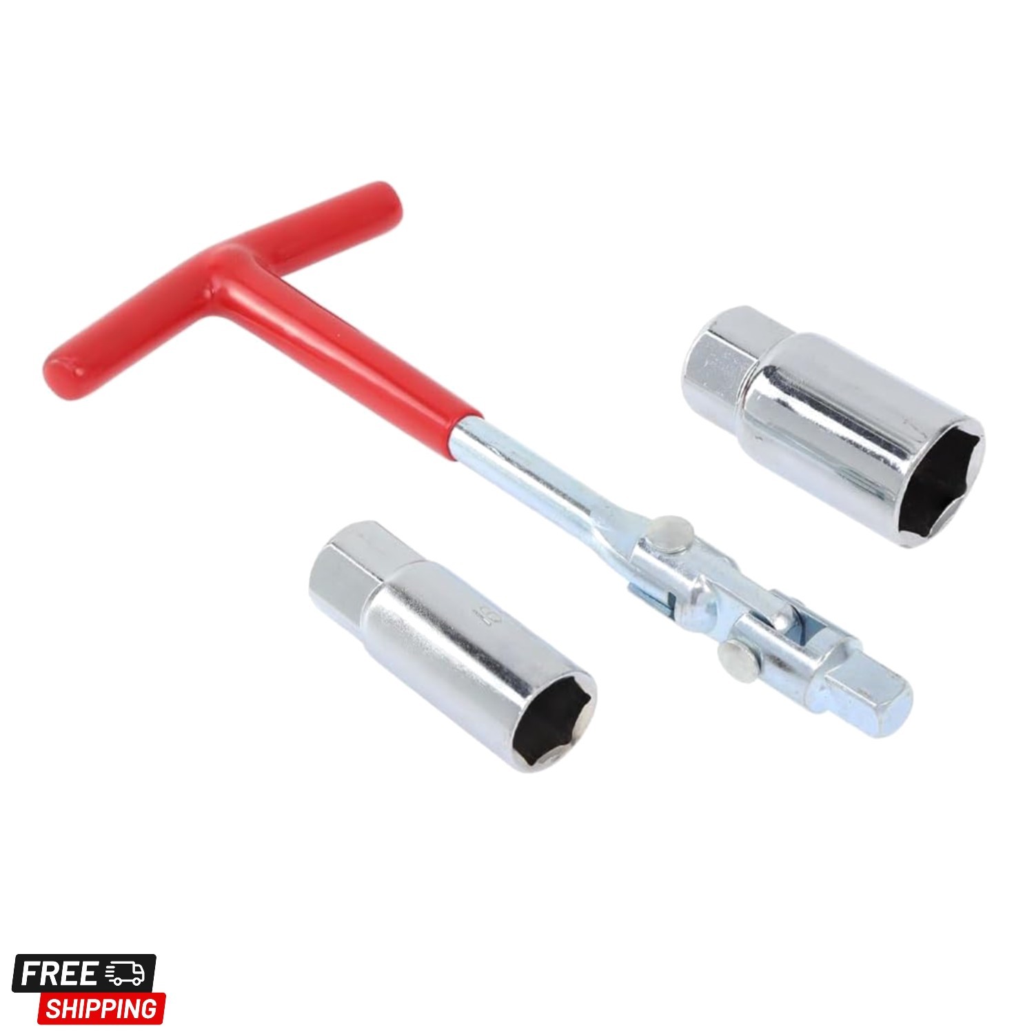 Spark Plug Socket Wrench T-Handle 5/8 Inch 16mm and 13/16 Inch21mm Spark Plug…