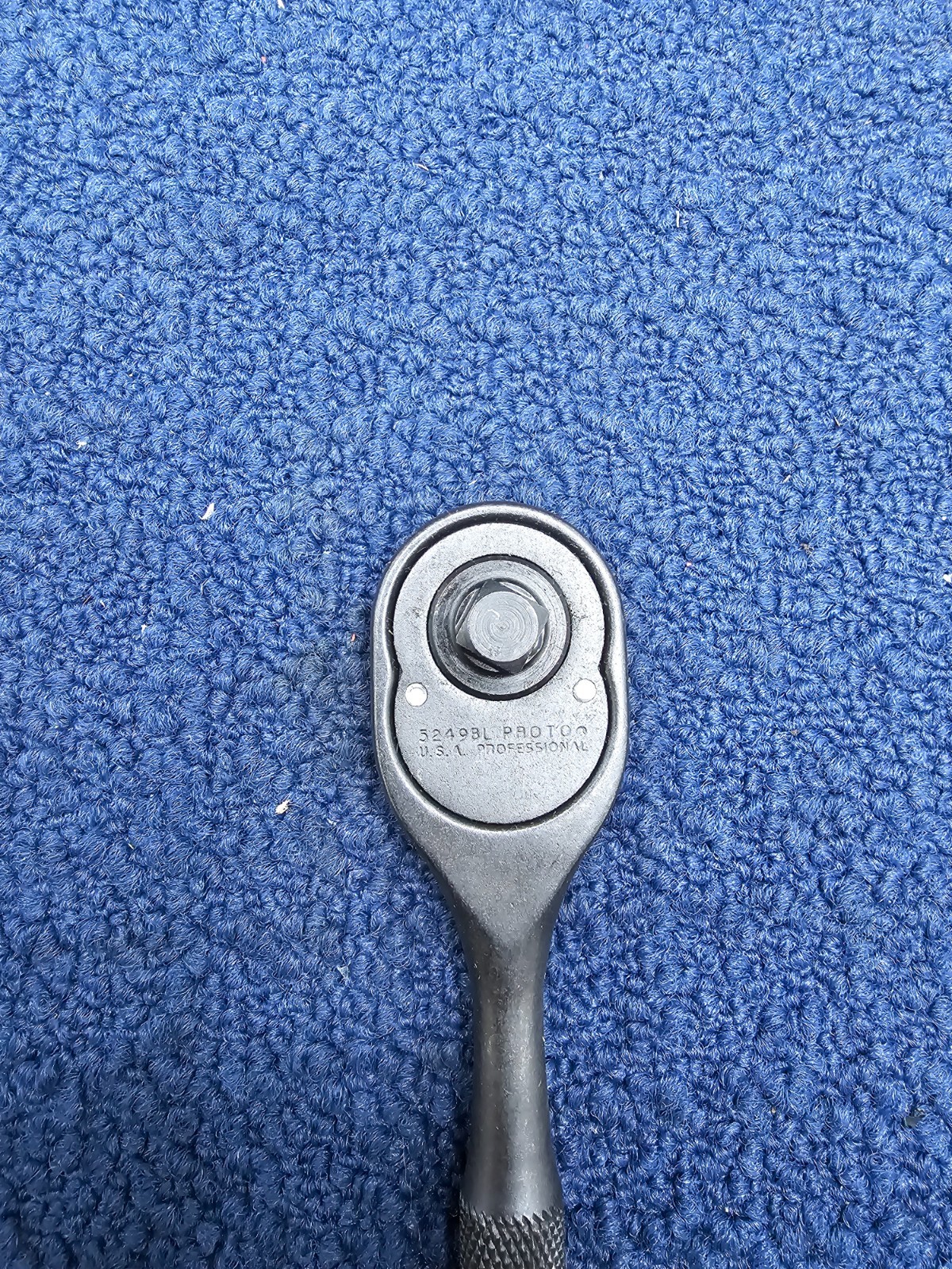 Proto 5249BL: 3/8” Pear Shaped Head Black Oxide Ratchet