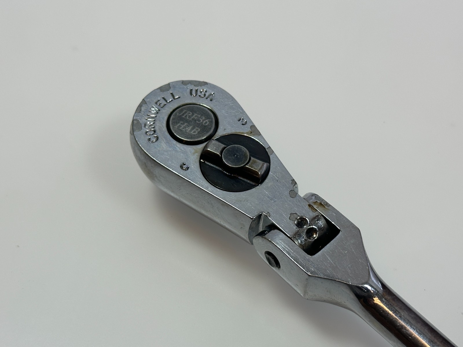 🇺🇸 Cornwell Tools USA JRF36HAB 3/8″ Drive GREEN Soft Grip FLEX HEAD Ratchet