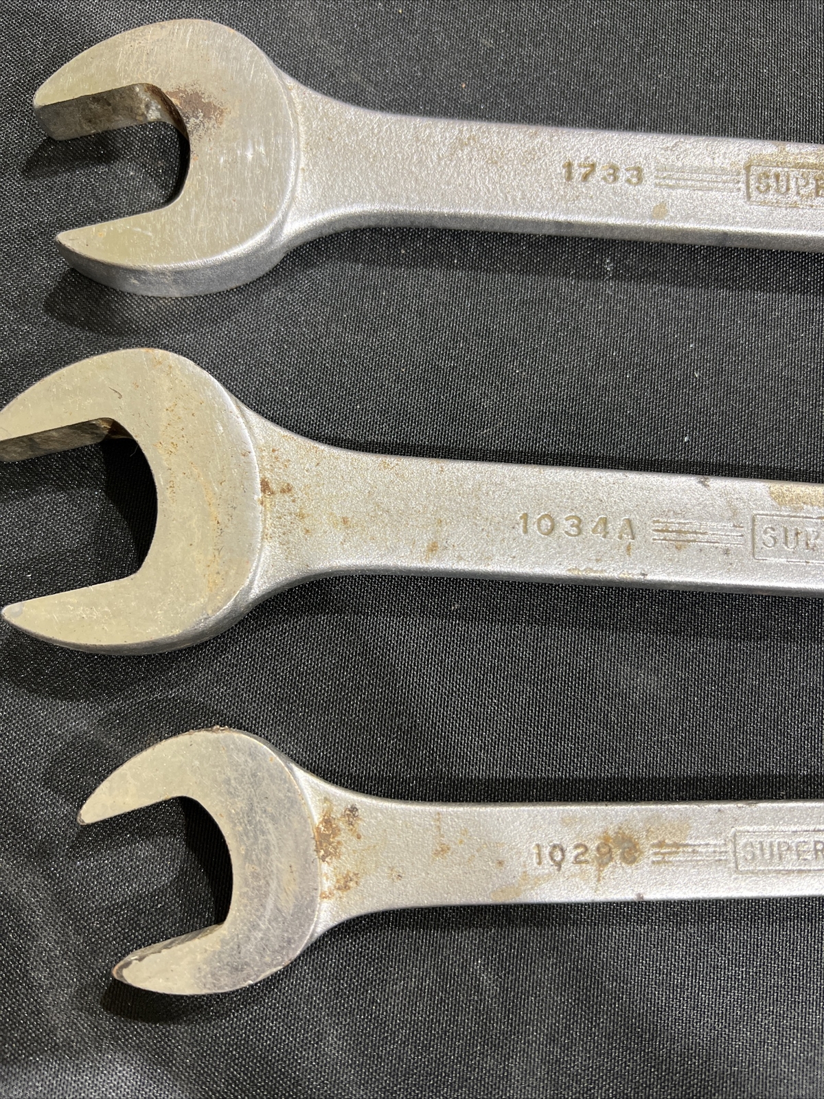 Vintage Williams Superrench Lot of 3 Wrenches 1733 1034A 1029C